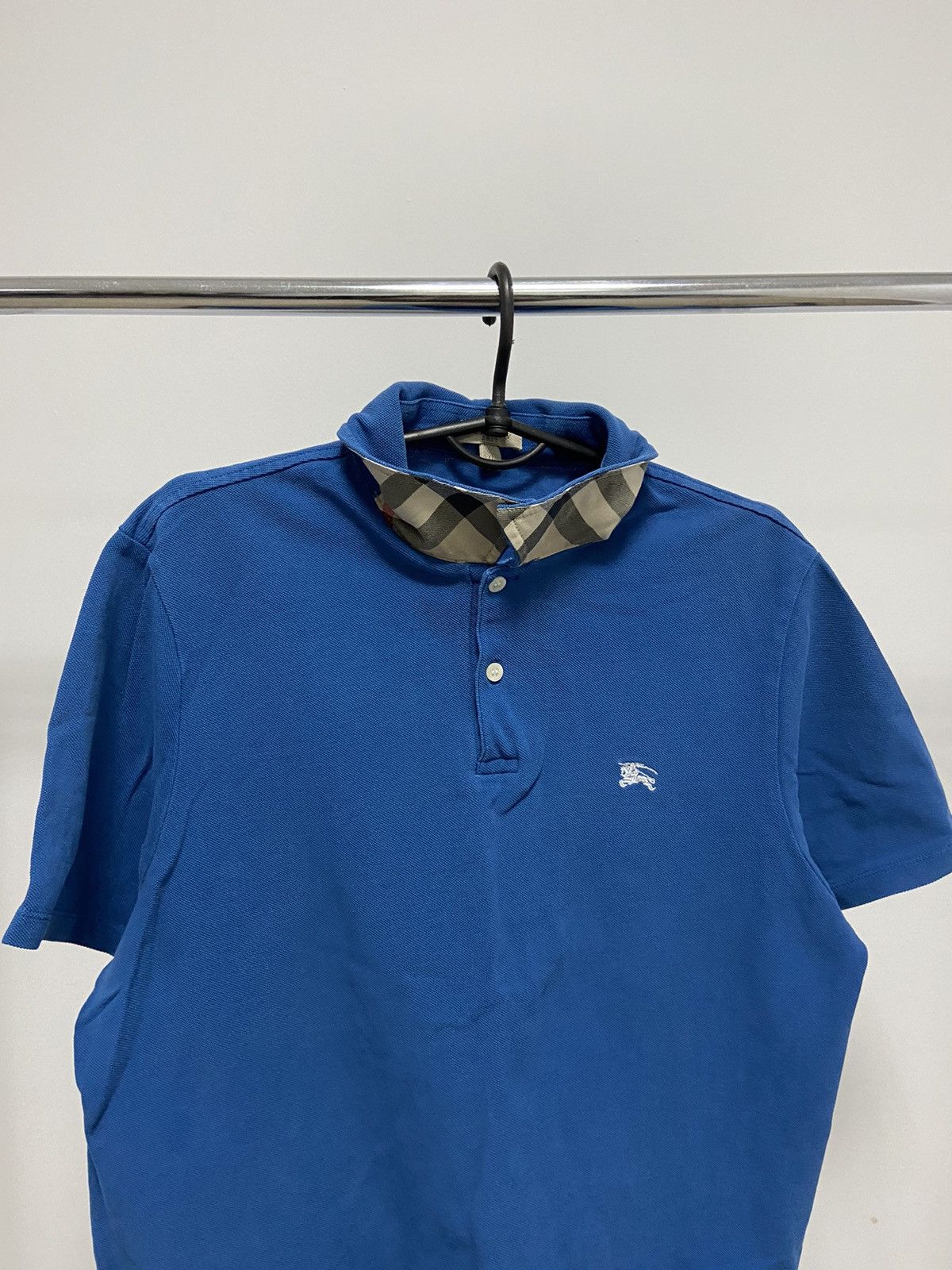 Burberry Burberry Vintage t shirt Polo Small Logo Check Size US XL / EU 56 / 4 - 2 Thumbnail