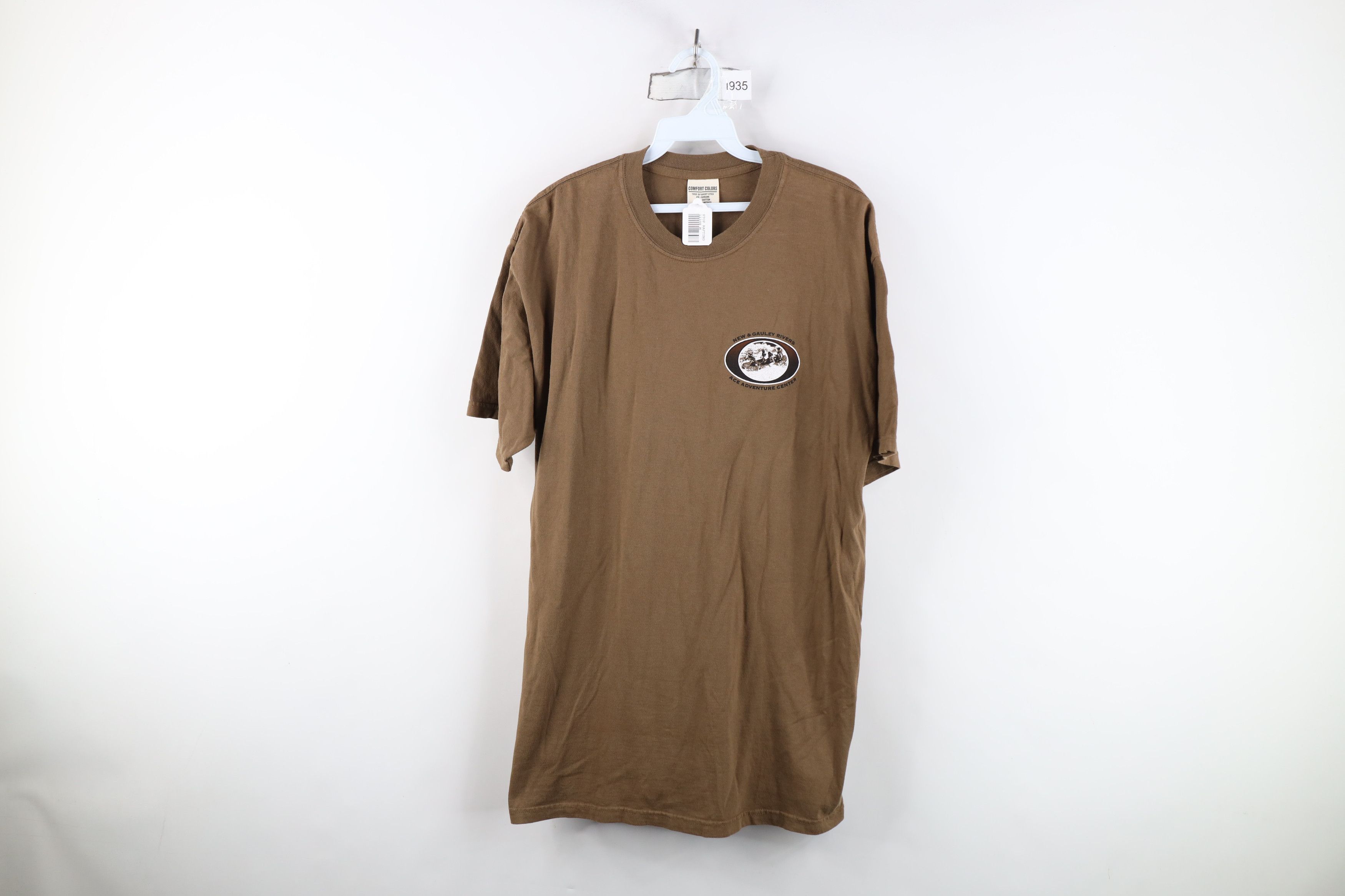 Vintage Deadstock Vintage Y2K Streetwear Gauley Rivers T-Shirt Brown Size US M / EU 48-50 / 2 - 1 Thumbnail