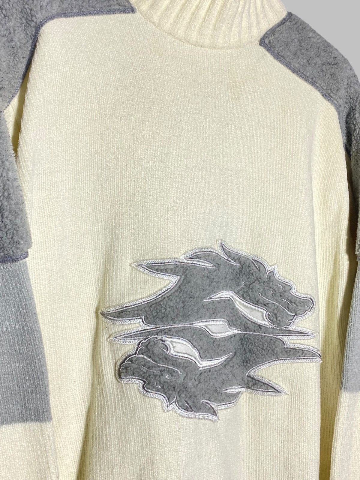 Japanese Brand 🔥 BRUCE LEE Y2K DRAGON KNIT SWEATER MARTIAL ARTS VIBES Size US M / EU 48-50 / 2 - 2 Thumbnail