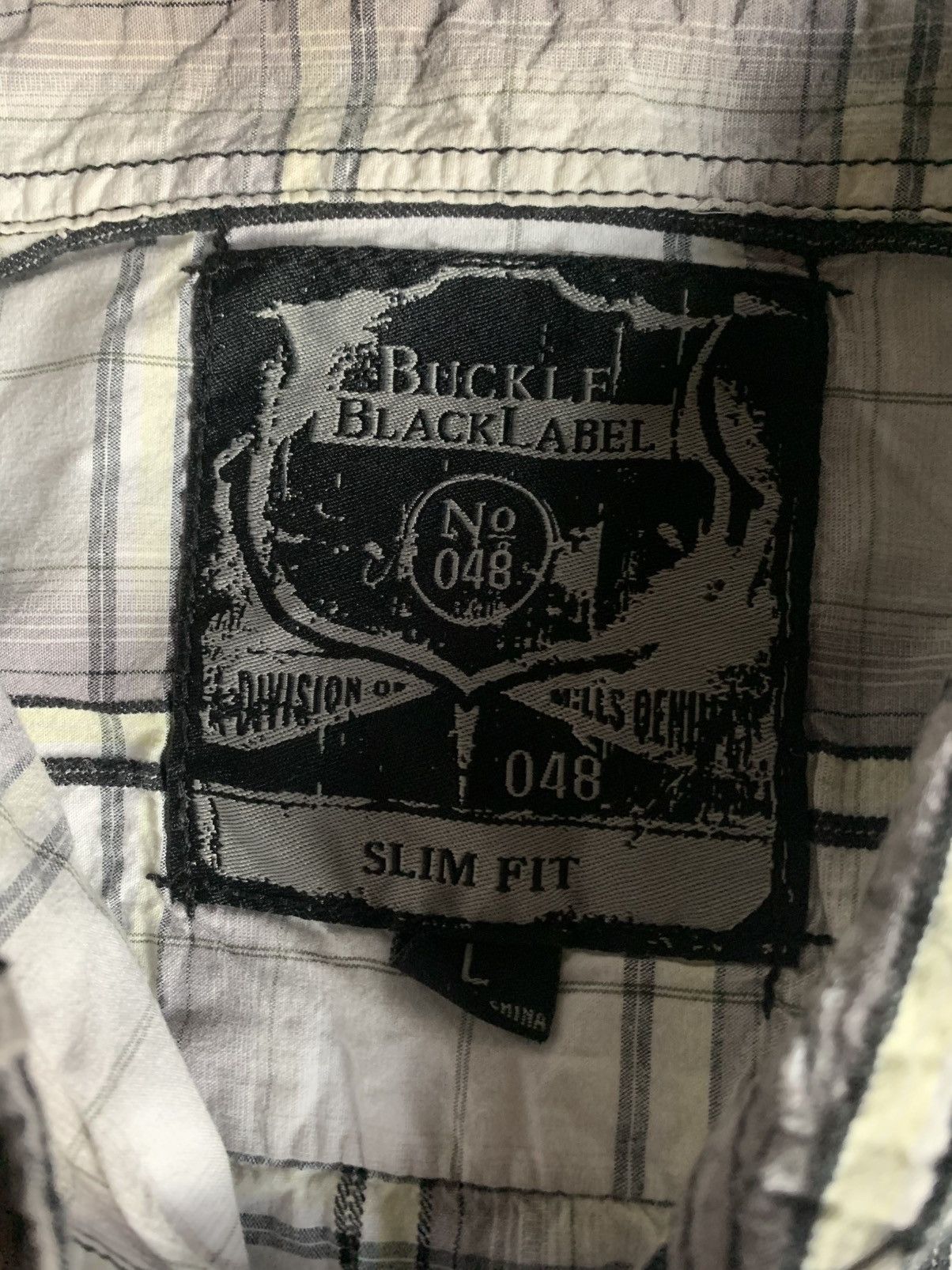 Other Buckle Mens Button Up Shirt Men Workwear Casual Old Vintage Size US L / EU 52-54 / 3 - 5 Thumbnail