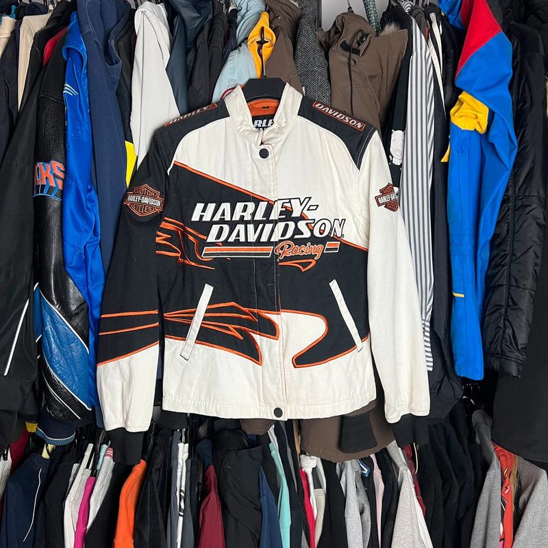 Harley Davidson racing jacket Harley Davidson S rare Size S / US 4 / IT 40 - 1 Thumbnail