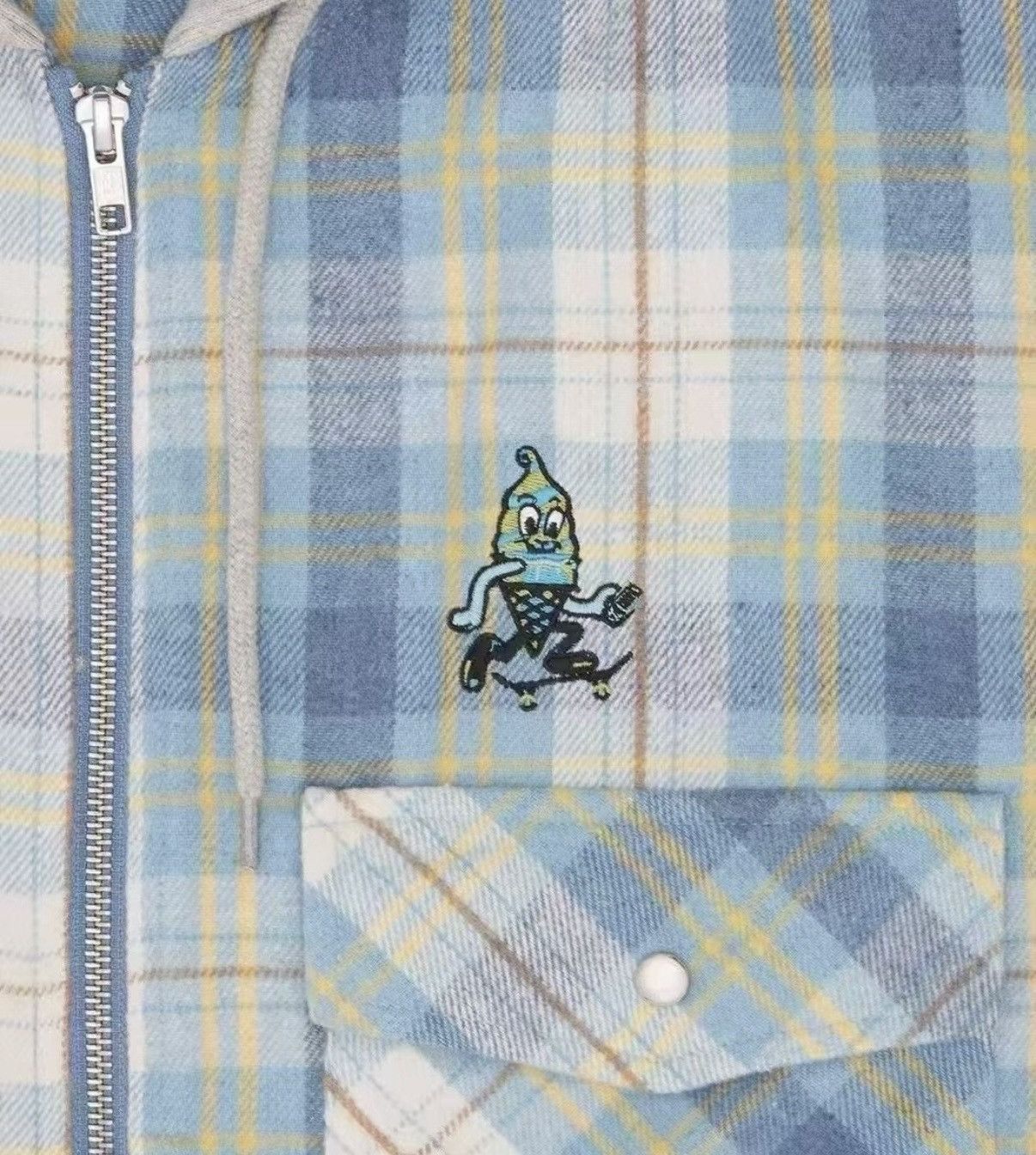 Billionaire Boys Club BBC ICECREAM EU 2-in-1 Plaid Shirt Jacket Size US XL / EU 56 / 4 - 3 Thumbnail