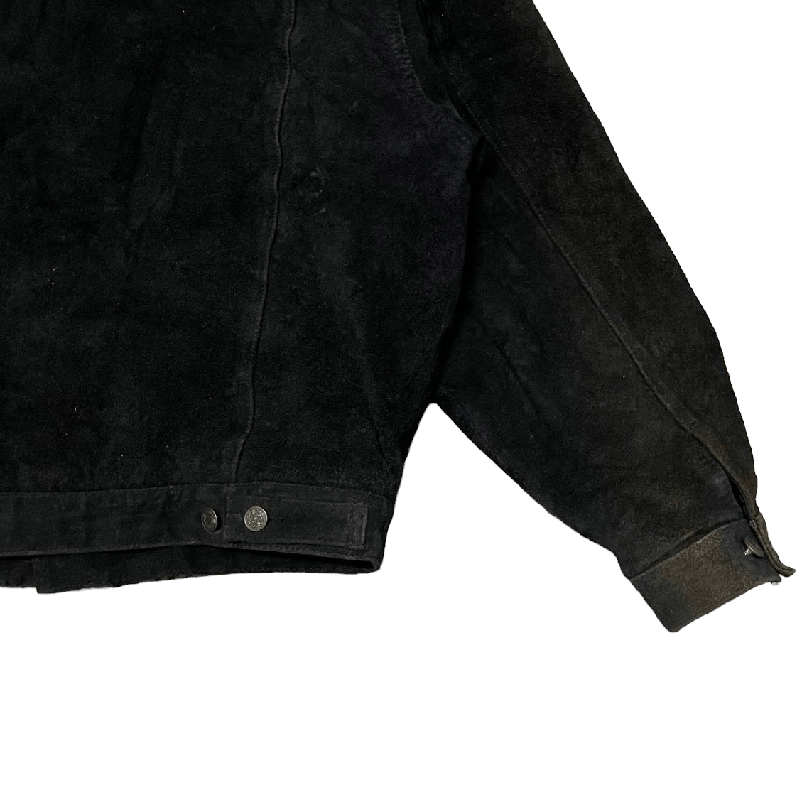 Leather Vintage Trucker Jacket Cowhide Suede Leather Size US L / EU 52-54 / 3 - 16 Thumbnail