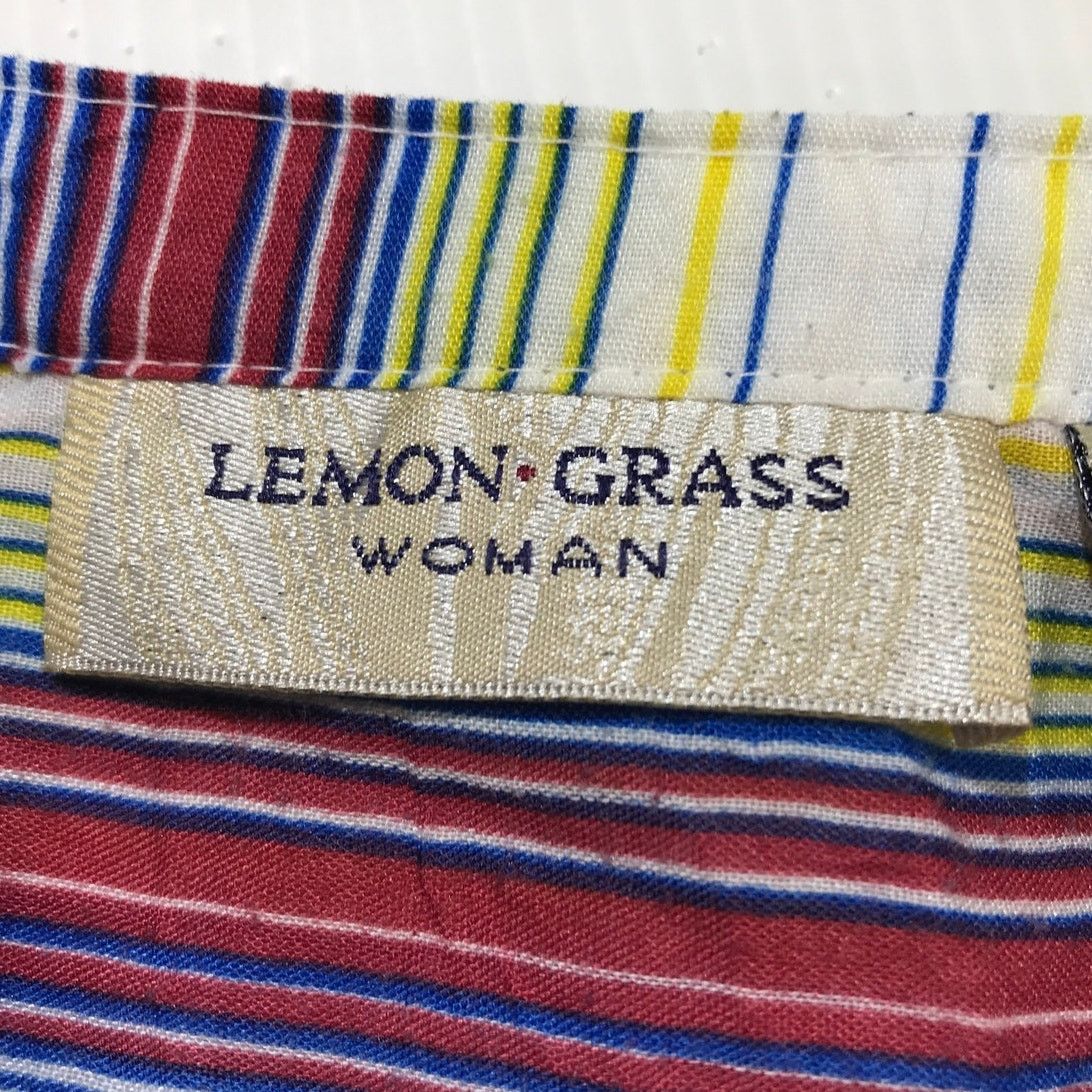 Other Lemon Grass Boho Chic Striped Tunic Blouse Women 2X Size XXL / US 16-18 / IT 52-54 - 4 Thumbnail