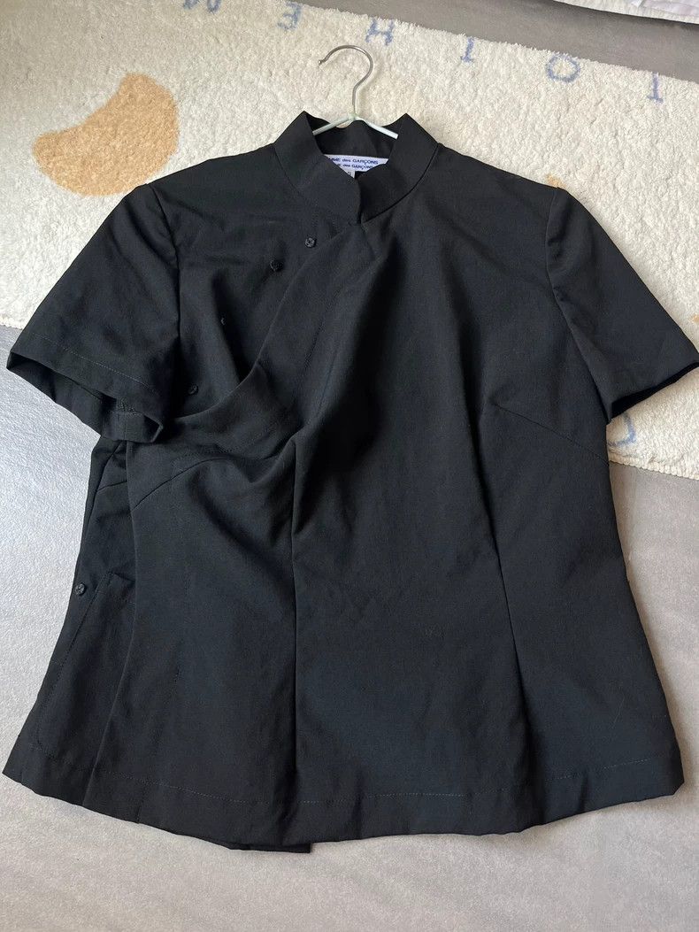 Comme des Garcons Comme Des Garcons Black Chinese style short sleeve shirt w Size S / US 4 / IT 40 - 2 Thumbnail