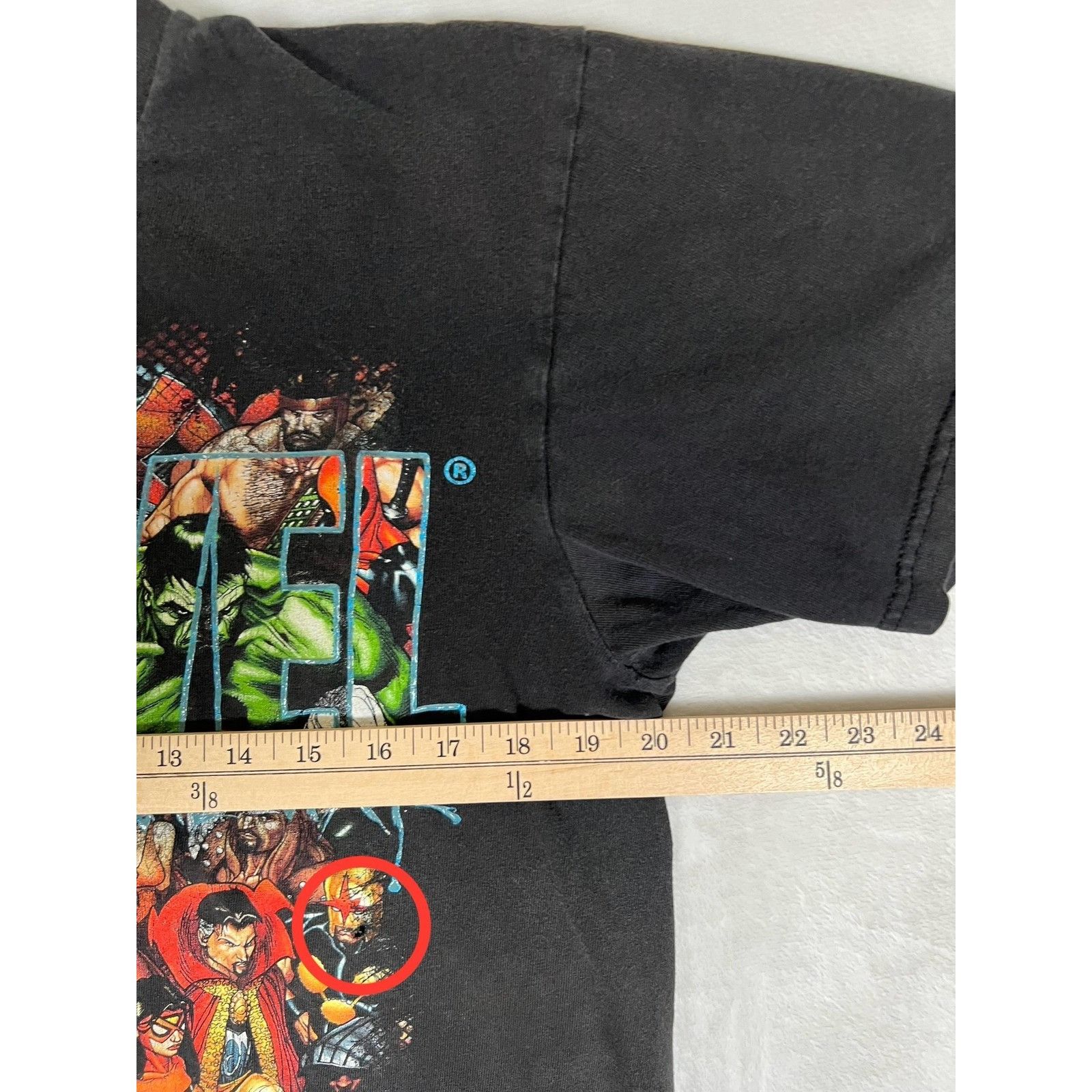 Marvel Comics Vintage Marvel T-Shirt Size M/L Black Civil War Heroes Mad E Size US M / EU 48-50 / 2 - 8 Thumbnail