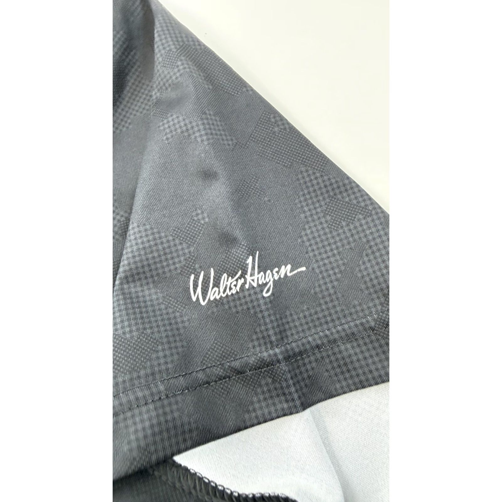 Vintage Walter Hagen Polo Shirt Mens Small Gray Camo Golf Performance Stretch Top Size US S / EU 44-46 / 1 - 5 Thumbnail