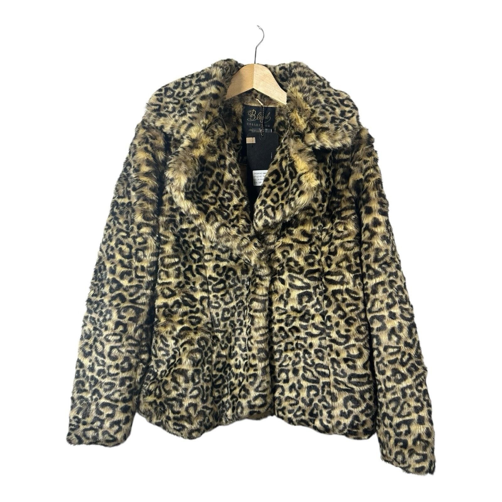 Other Vintage Leopard Faux Fur Coat Women's Y2K Jacket Size S / US 4 / IT 40 - 1 Thumbnail