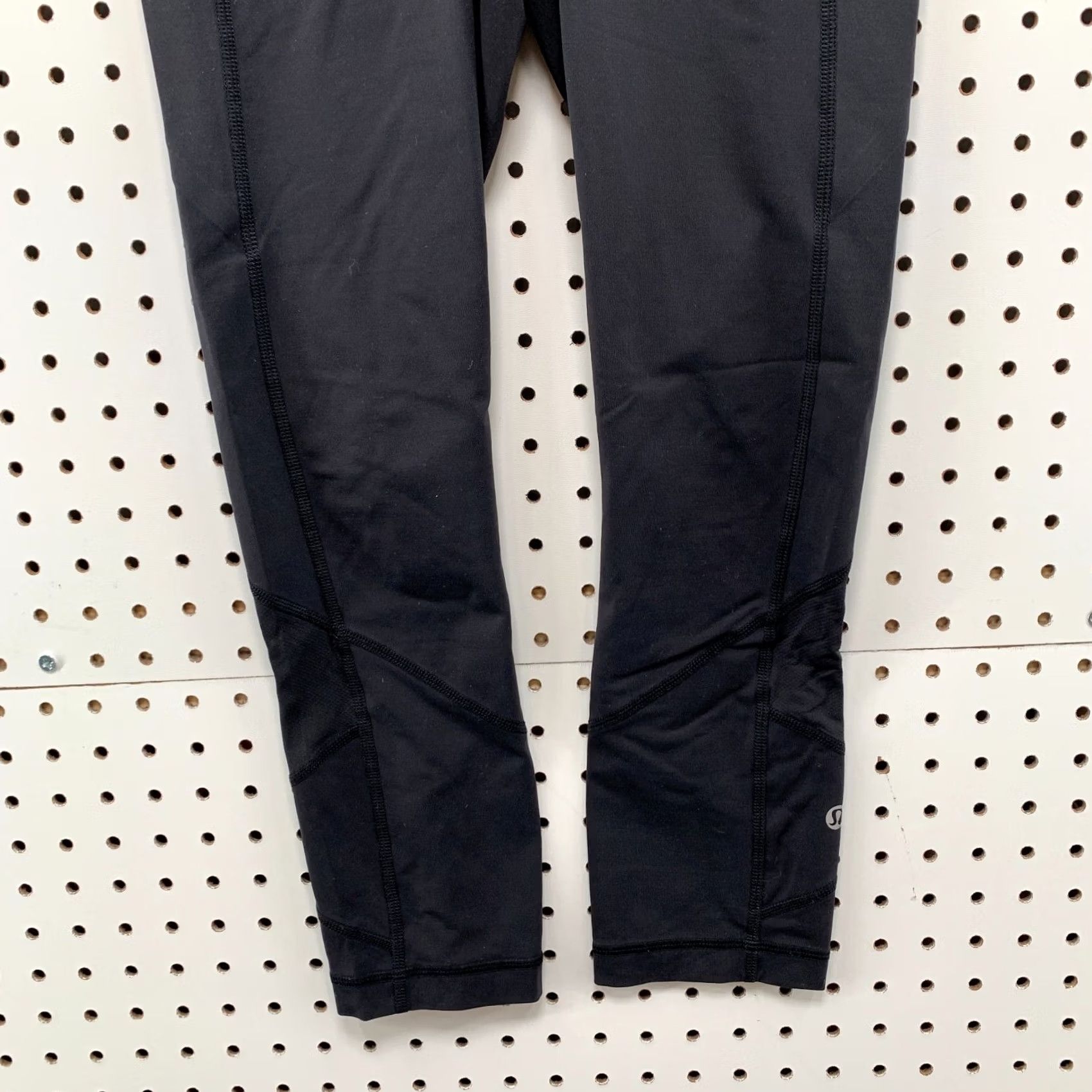 Lululemon Lululemon Run Inspire Black Crop Leggings Pants Womens Size 4 25x22.5 Size 27" / US 4 / IT 40 - 6 Thumbnail