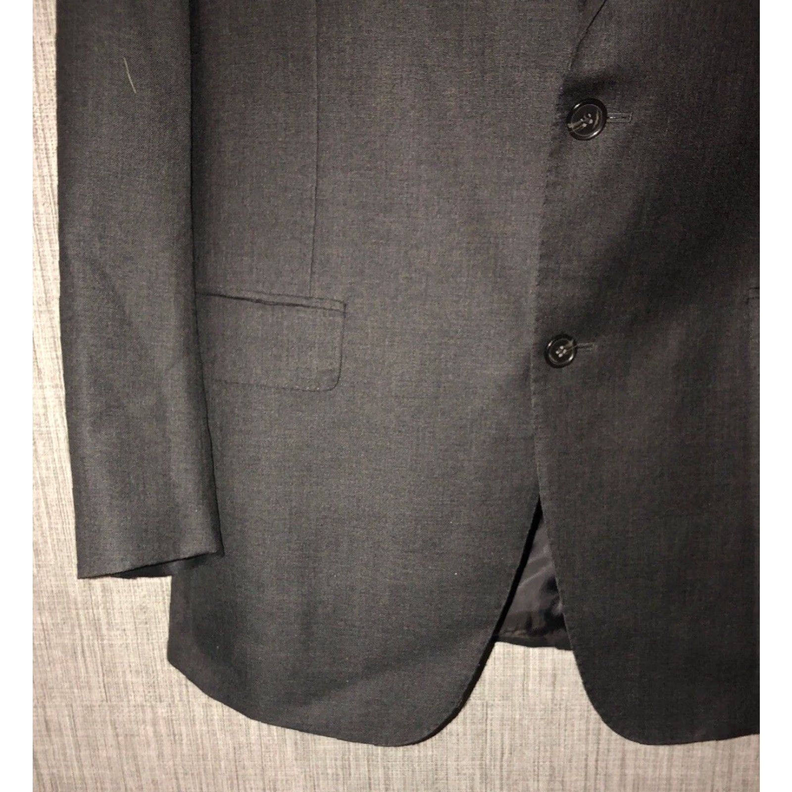 Vintage Samuelsohn Mens Gray 100% Wool 2 Button Sport Coat Size 44-36 L Coat Mens Gray 2 Button Sport Coat 44-36 L Size US S / EU 44-46 / 1 - 3 Thumbnail