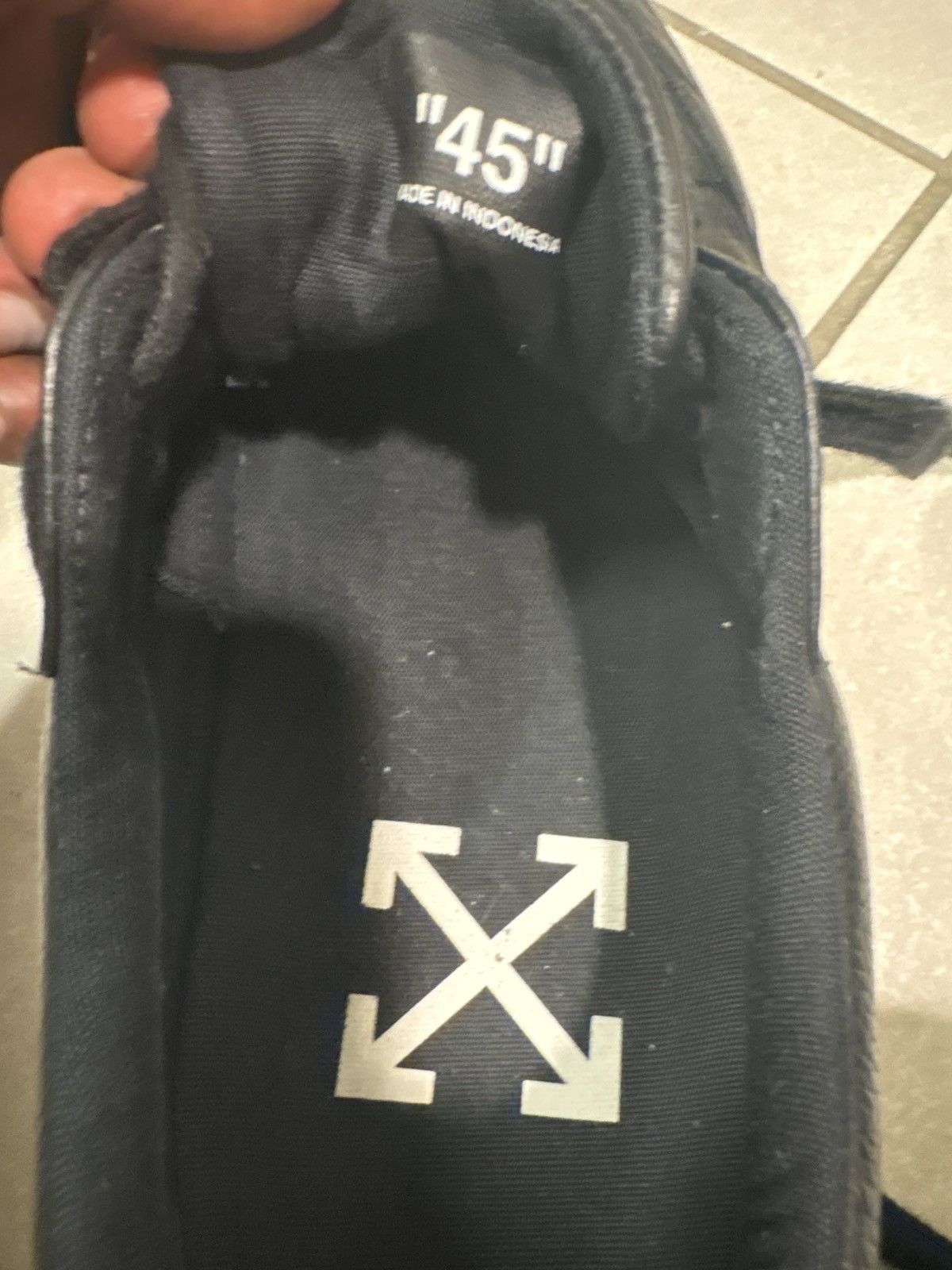 Designer × Nike × Off-White Off-White Vulcan Lows Size US 12 / EU 45 - 7 Thumbnail