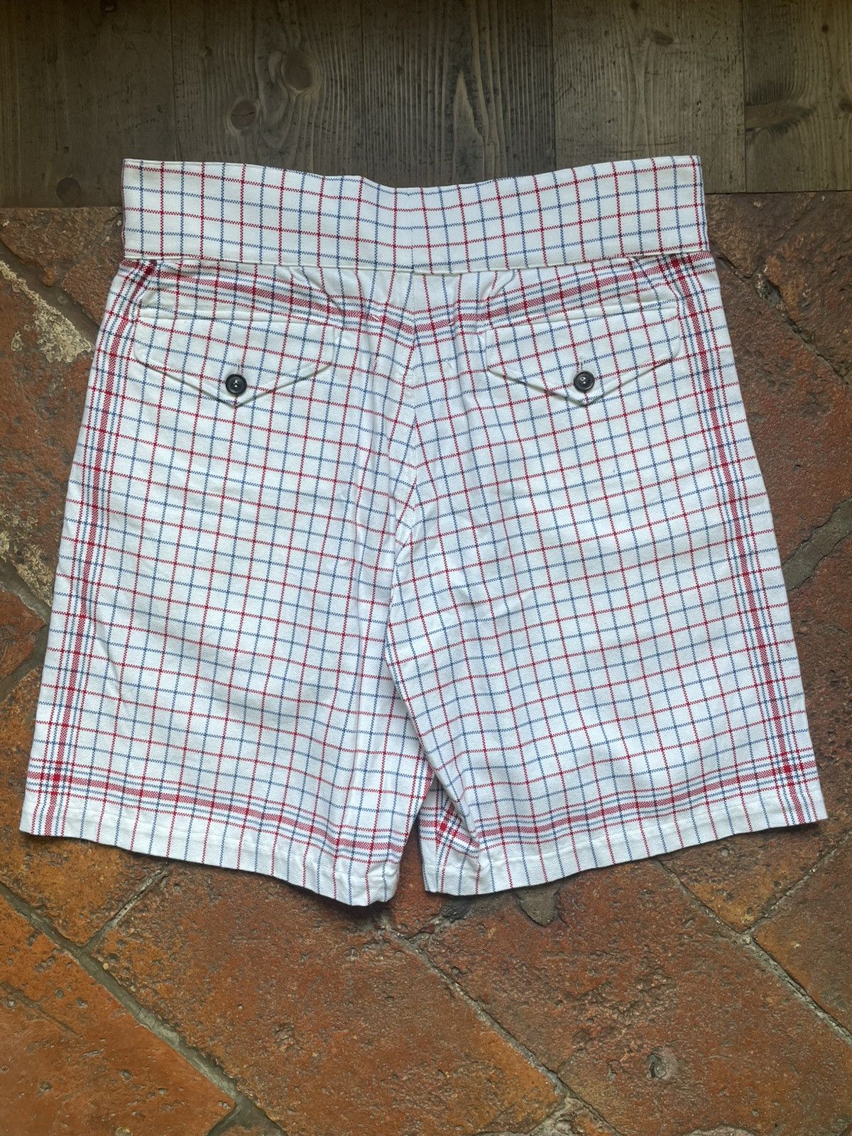 Maison Margiela Maison Margiela checked cotton-tweed shorts Size US 34 / EU 50 - 6 Thumbnail