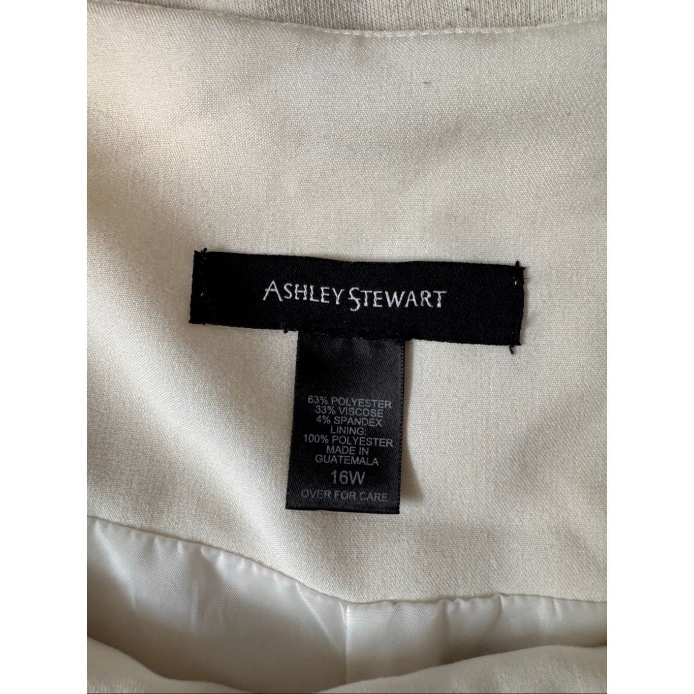 Other Ashley Stewart 16W Cream A-Line Midi Skirt w/ Lining – Elega Size 38" / US 16 / IT 52 - 3 Thumbnail