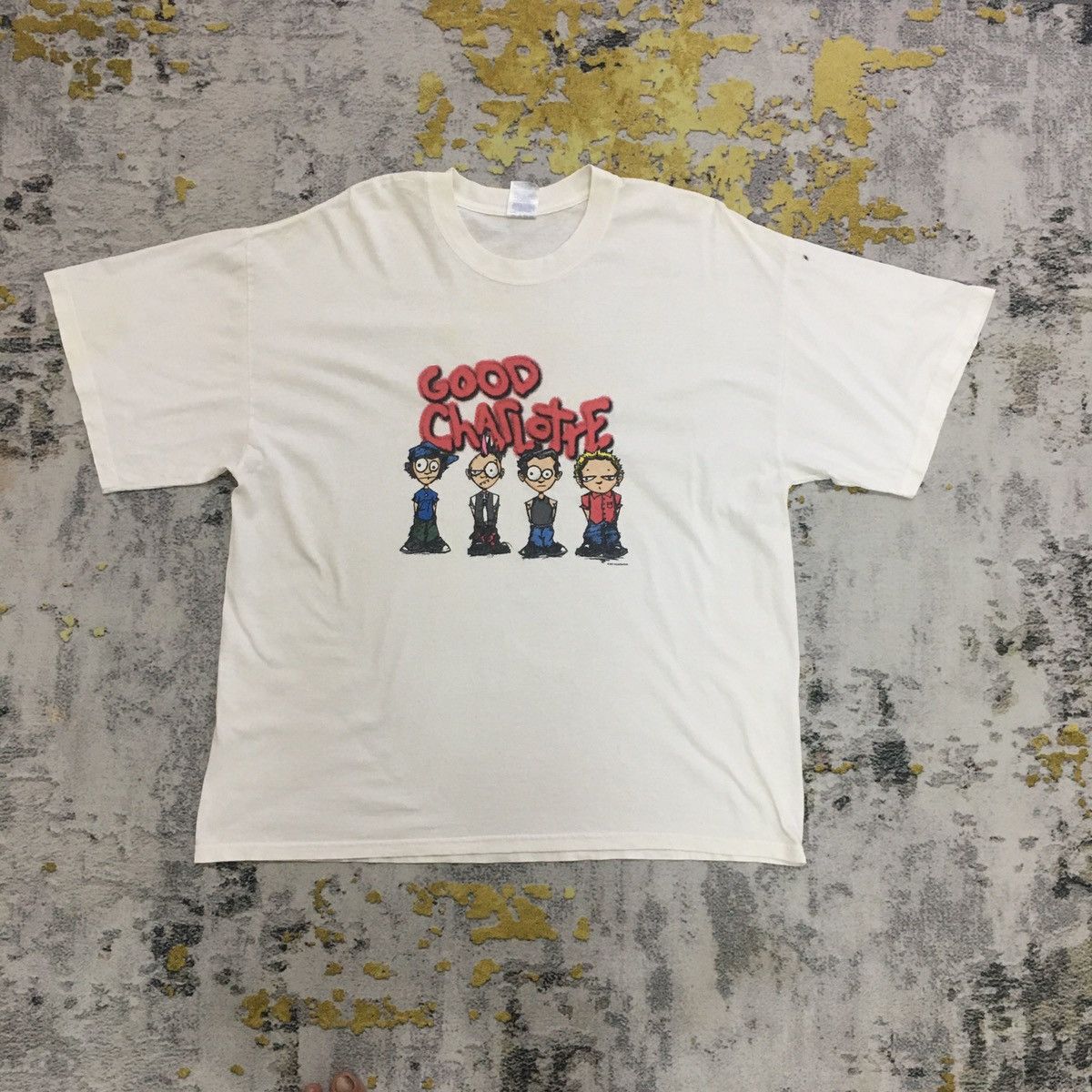 Band Tees × Gildan × Vintage Vintage 2001 Good Charlotte Tee Size US XL / EU 56 / 4 - 1 Thumbnail