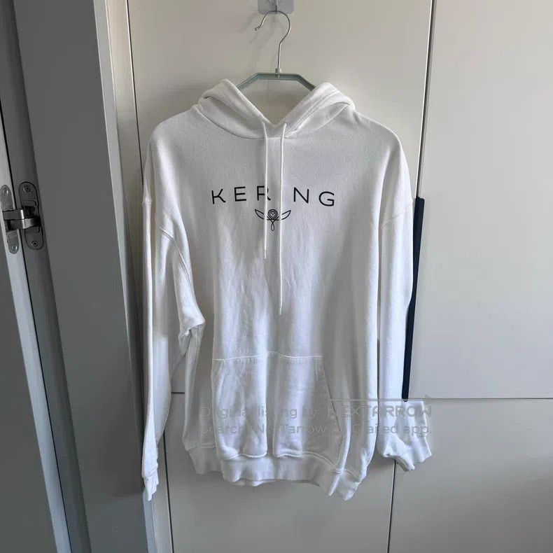 Balenciaga Balenciaga Kering Hoodie White Size US XS / EU 42 / 0 - 1 Thumbnail
