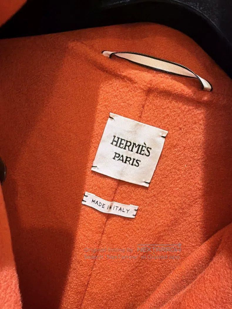 Hermes Hermes Single-breasted cashmere coat Size XS / US 0-2 / IT 36-38 - 8 Thumbnail