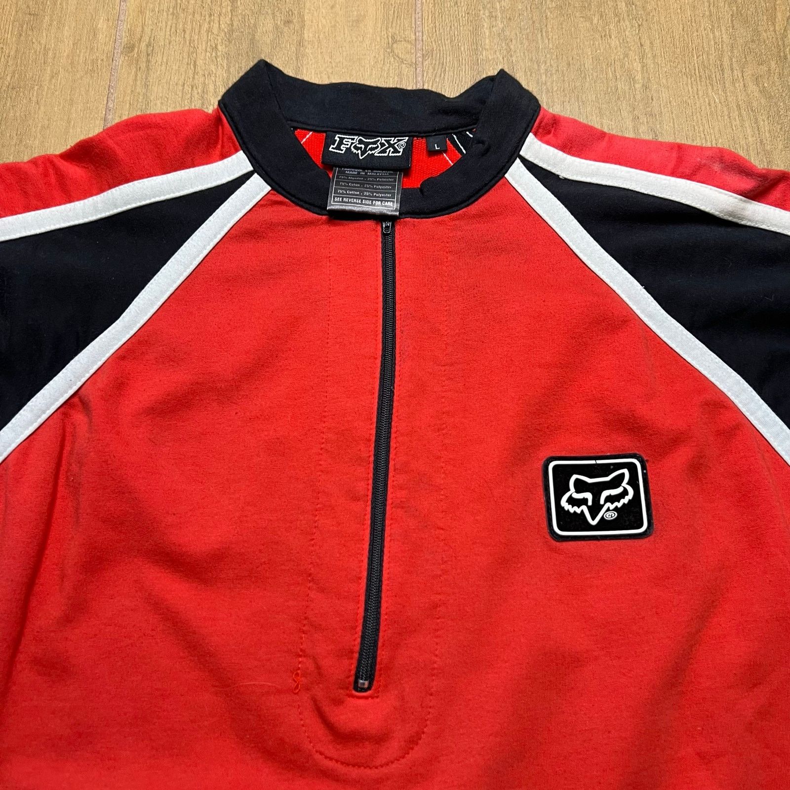Fox Racing Fox Racing Premium Red/Black Cycling Jersey Sz L Rare VTG Size US L / EU 52-54 / 3 - 2 Thumbnail
