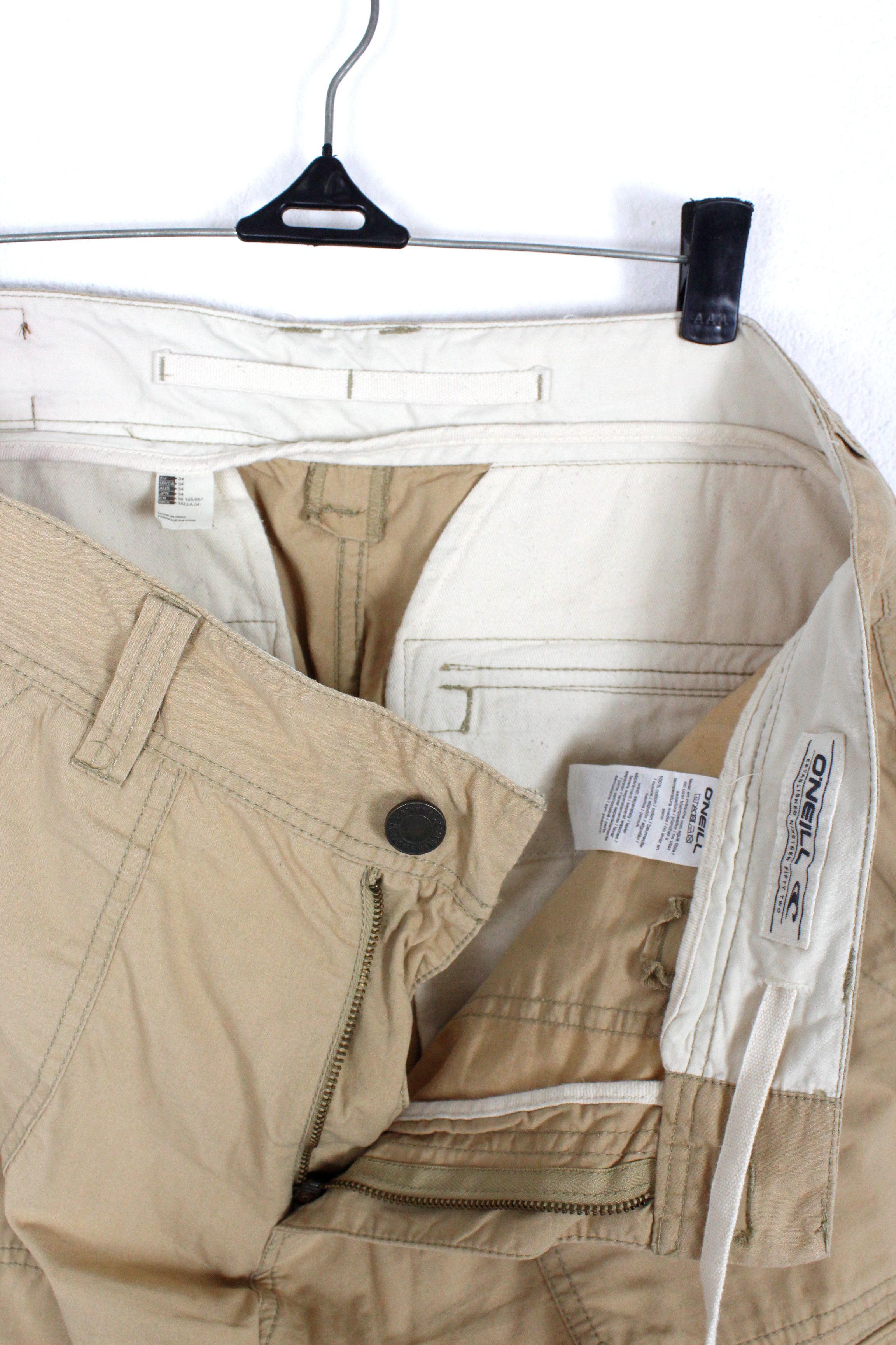 O'Neill Oneill Beige Cargo Shorts 34 Size US 34 / EU 50 - 6 Thumbnail