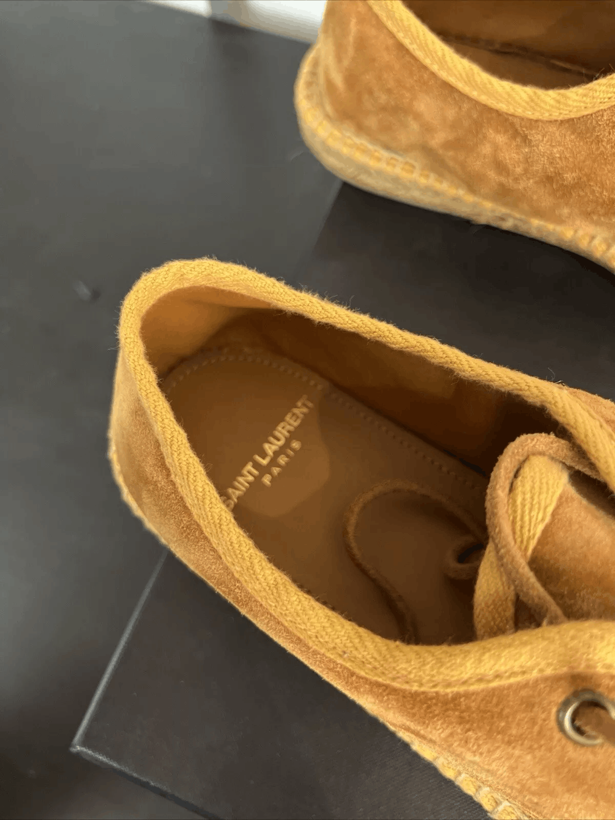 Yves Saint Laurent YSL Saint Laurent Espadrille Suede Loafer Cachemere Land Size US 7 / EU 40 - 8 Thumbnail
