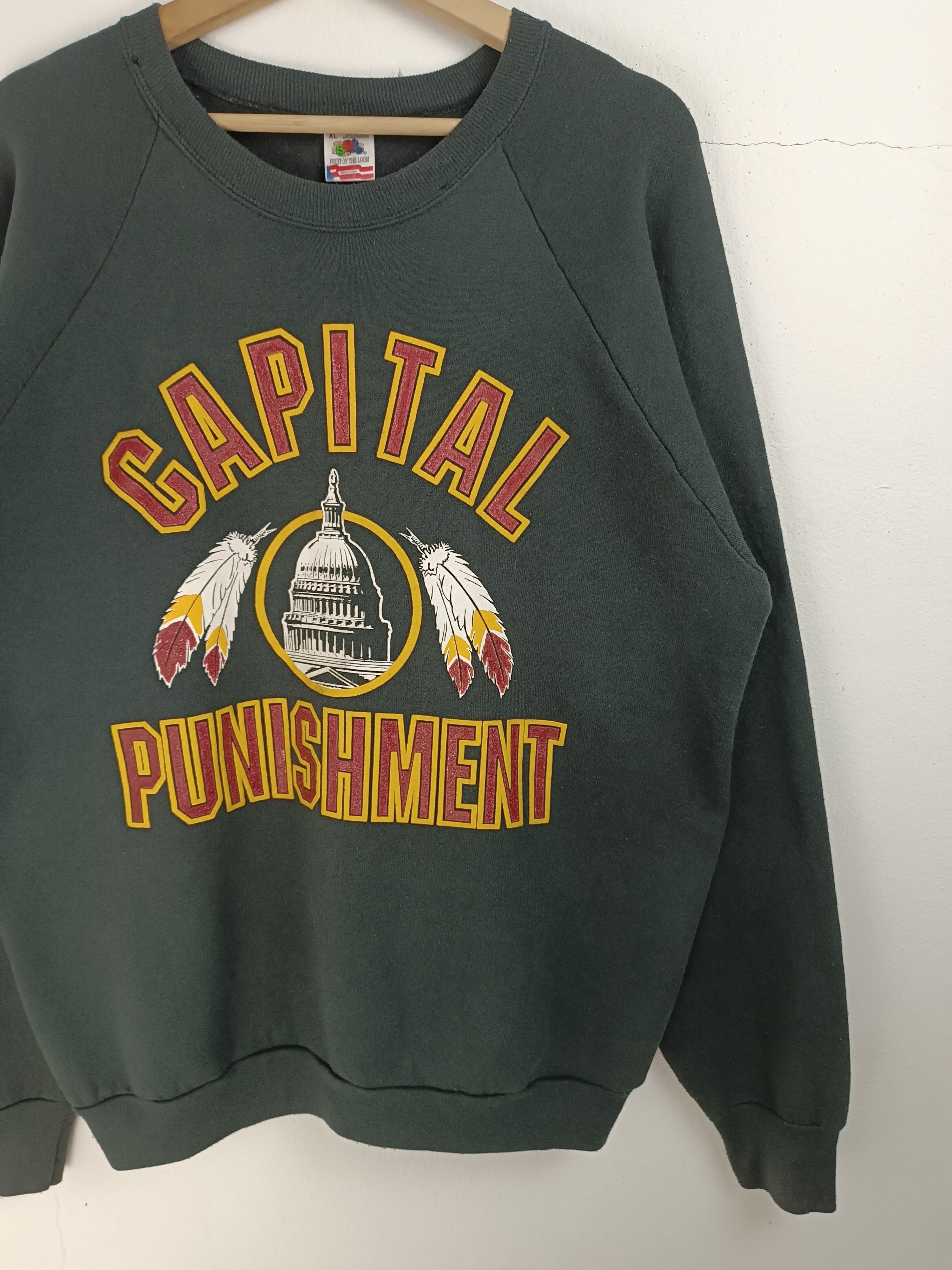 Vintage VINTAGE 90'S CAPITAL PUNISHMENT CREWNECK VERY RARE SWEATER Size US XL / EU 56 / 4 - 6 Thumbnail