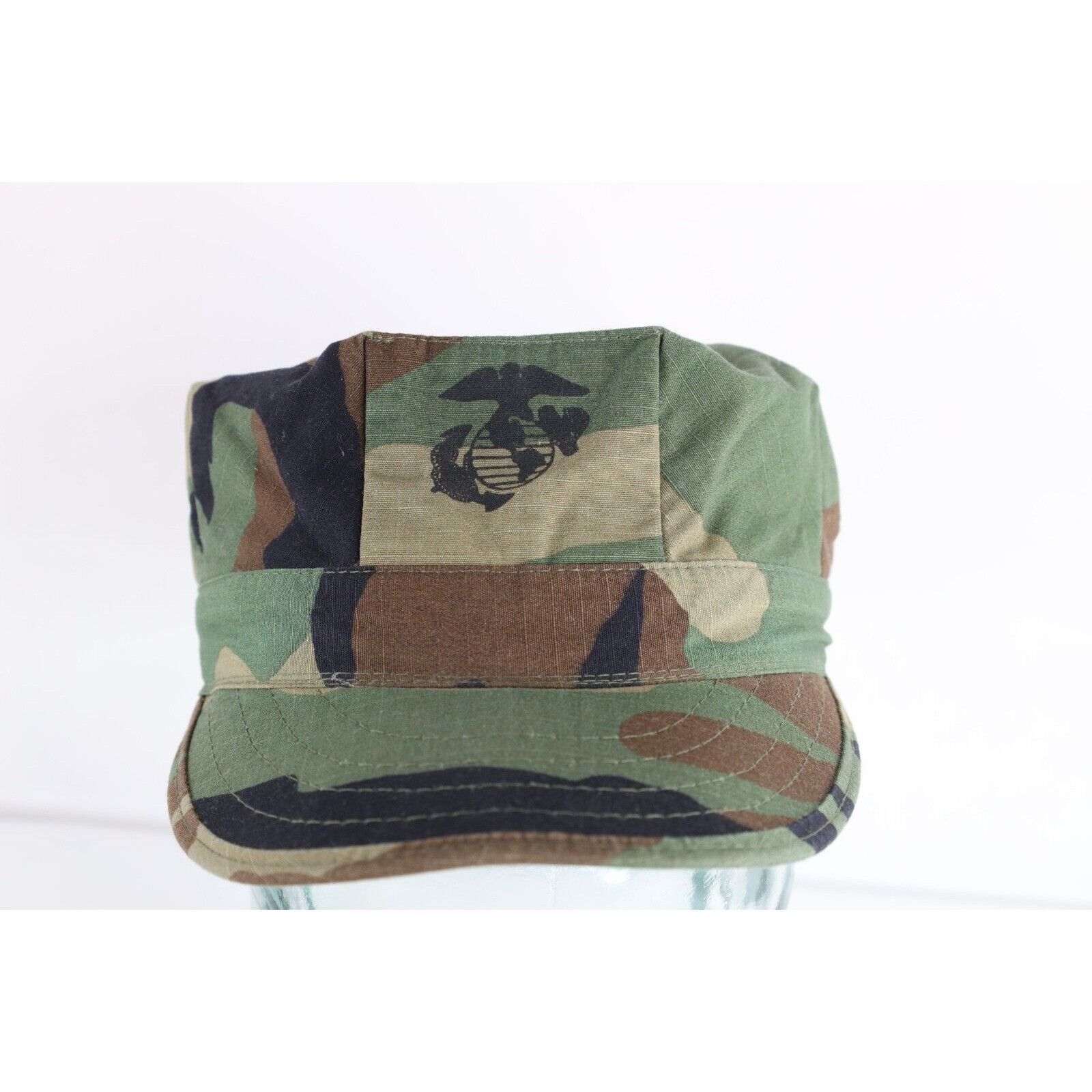 Vintage Vintage 90s USMC Stamped Marines Camouflage Utility Hat Size ONE SIZE - 1 Thumbnail