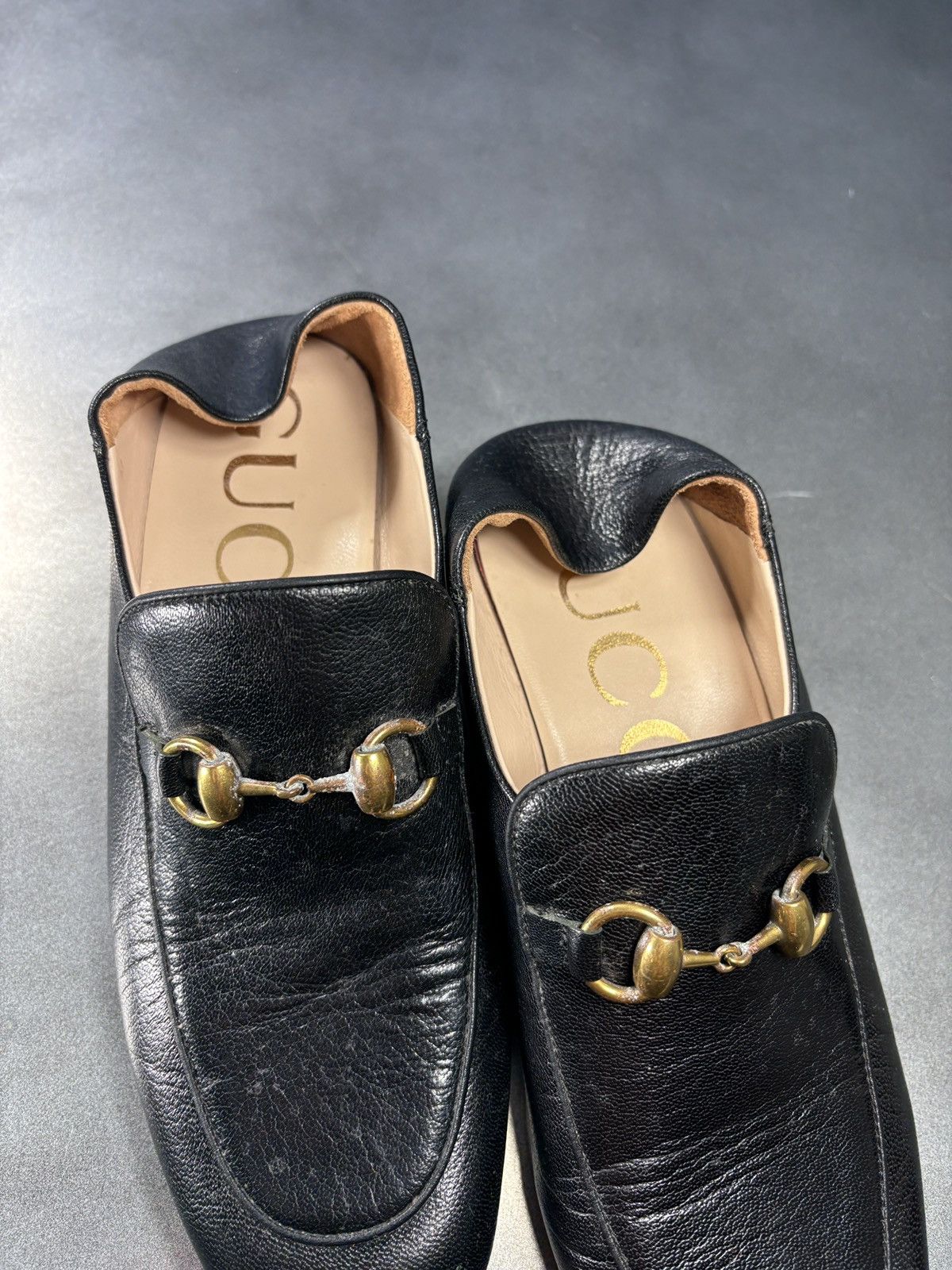 Gucci 2018 Gucci Horsebit Loafer Leather Mules Heels Crystal Jewel Size US 9 / IT 39 - 3 Thumbnail