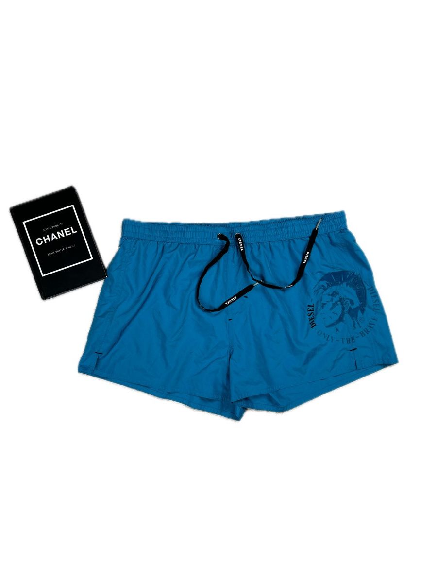 Diesel × Vintage Diesel shorts Nylon big logo parachute Swimming shorts Y2K Size US 36 / EU 52 - 1 Thumbnail