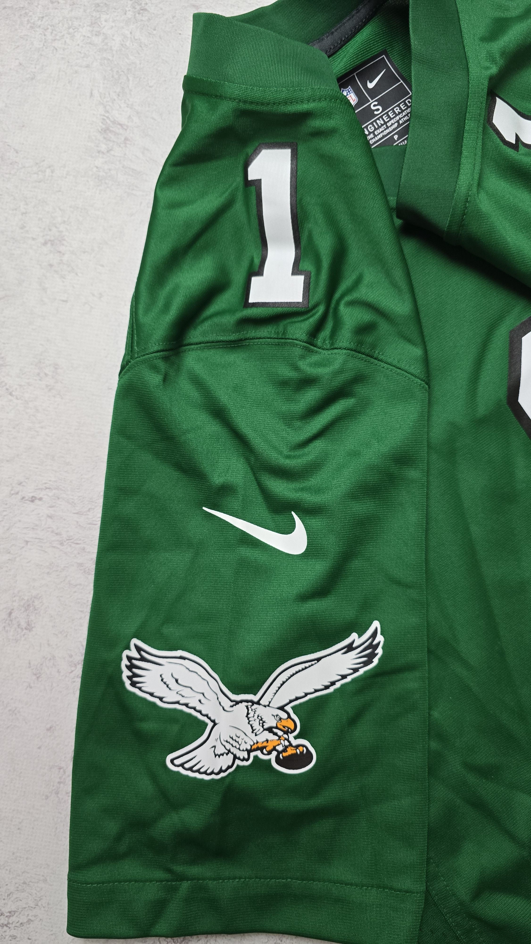 Nike Hurts #1 Eagles Alternate Game Super Bowl LIX Champs Jersey Size US S / EU 44-46 / 1 - 8 Thumbnail