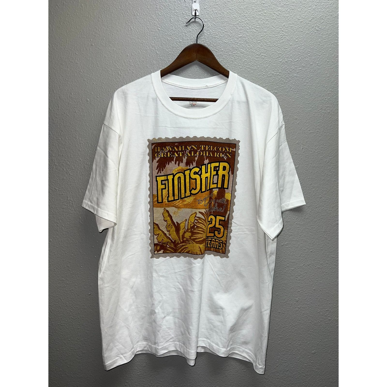 Fruit Of The Loom Vintage Hawaii Postal Shirt Hawaiian Telcom Aloha Run Tee XL Size US XL / EU 56 / 4 - 1 Thumbnail