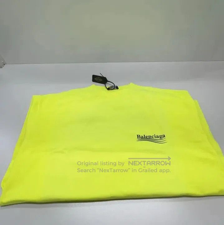 Balenciaga Balenciaga Logo Print Short Sleeve T. Size US S / EU 44-46 / 1 - 8 Thumbnail