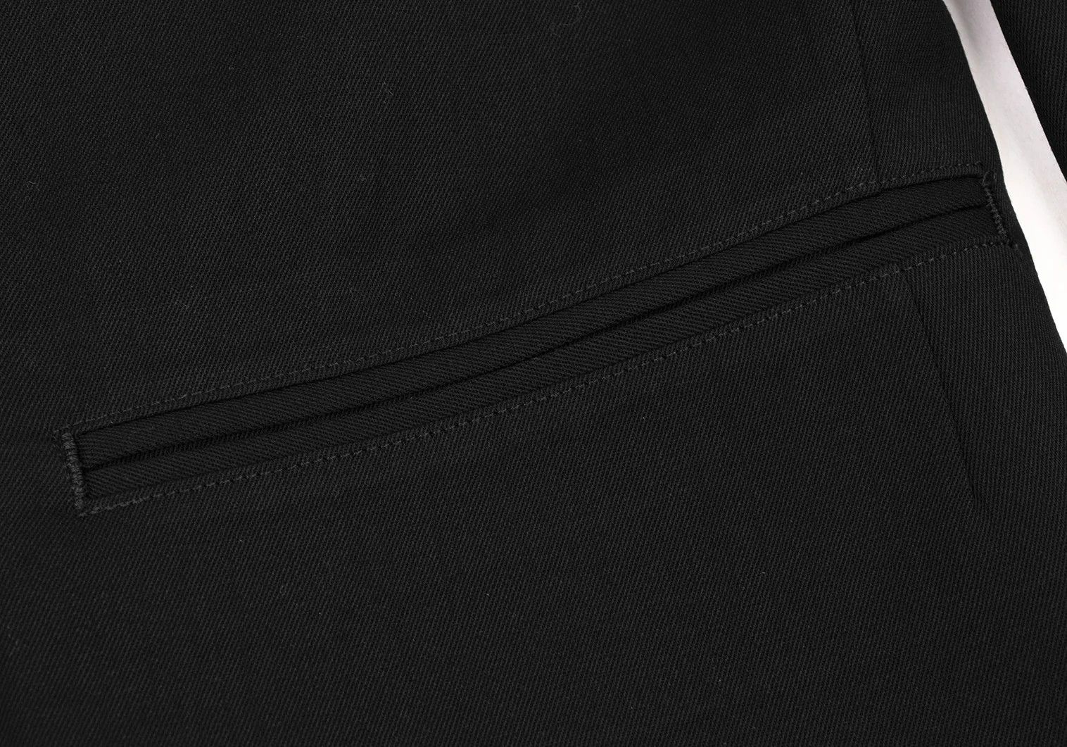 Yohji Yamamoto Yohji Yamamoto Wool Gabardine Blazer Black M Size US M / EU 48-50 / 2 - 10 Thumbnail