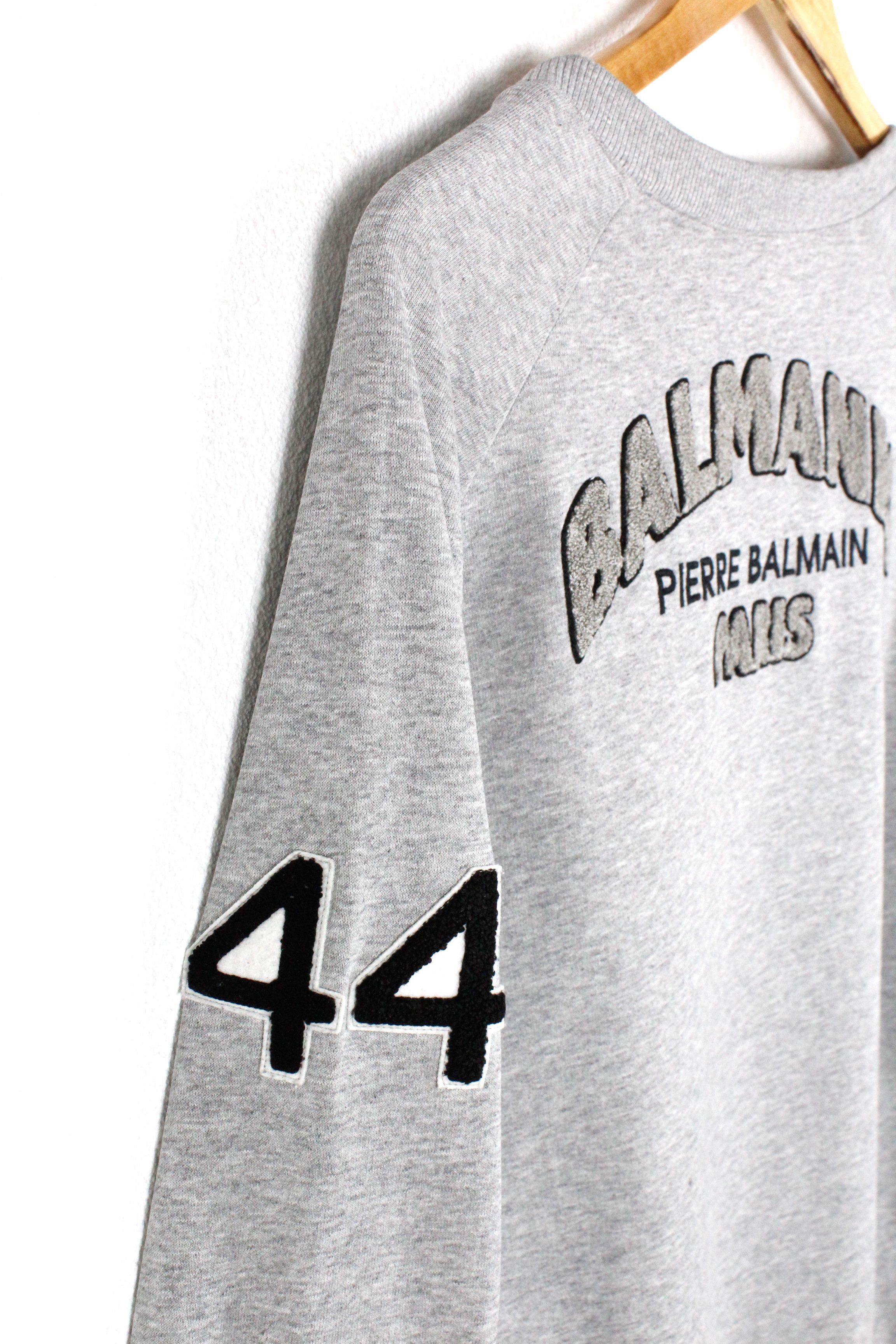 Pierre Balmain Pierre Balmain Balmania Paris 44 Applique Logo Sweatshirt Size US S / EU 44-46 / 1 - 5 Thumbnail