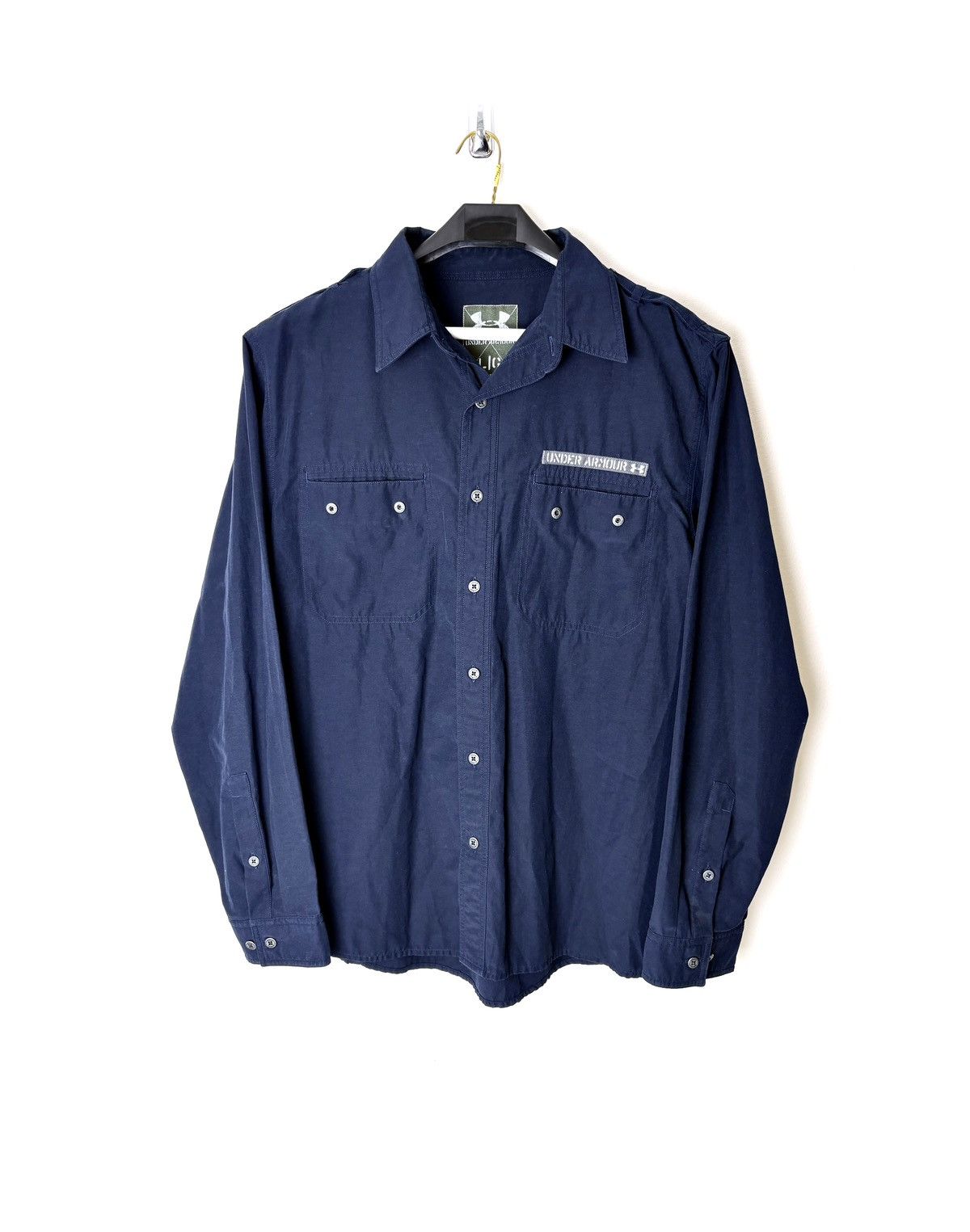 Under Armour Under Armour FW12 Military Long Sleeve Button-Up Shirt Size US L / EU 52-54 / 3 - 1 Thumbnail