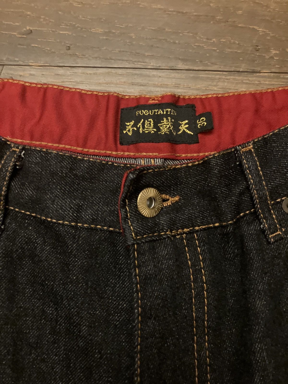 Other Fugutaiten - Japanese Embroidered Jeans Size US 36 / EU 52 - 5 Thumbnail