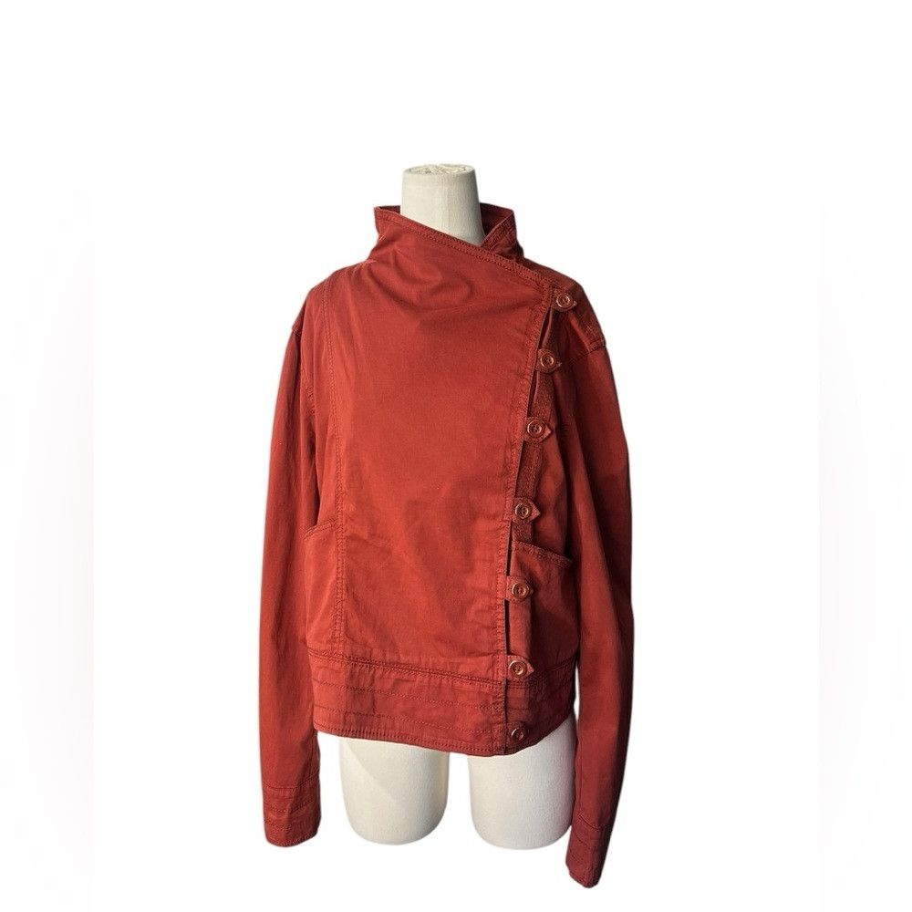 Anthropologie Anthropologie Marrakech Henna Moto Jacket Size L Size L / US 10 / IT 46 - 5 Thumbnail