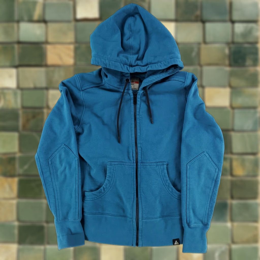 Vintage American Giant Full Zip Hoodie Sweatshirt Jacket Blue Womens M Long Sleeve Blue Regular Size M Womens Hoodie Full Zip Jacket Size M / US 6-8 / IT 42-44 - 1 Thumbnail