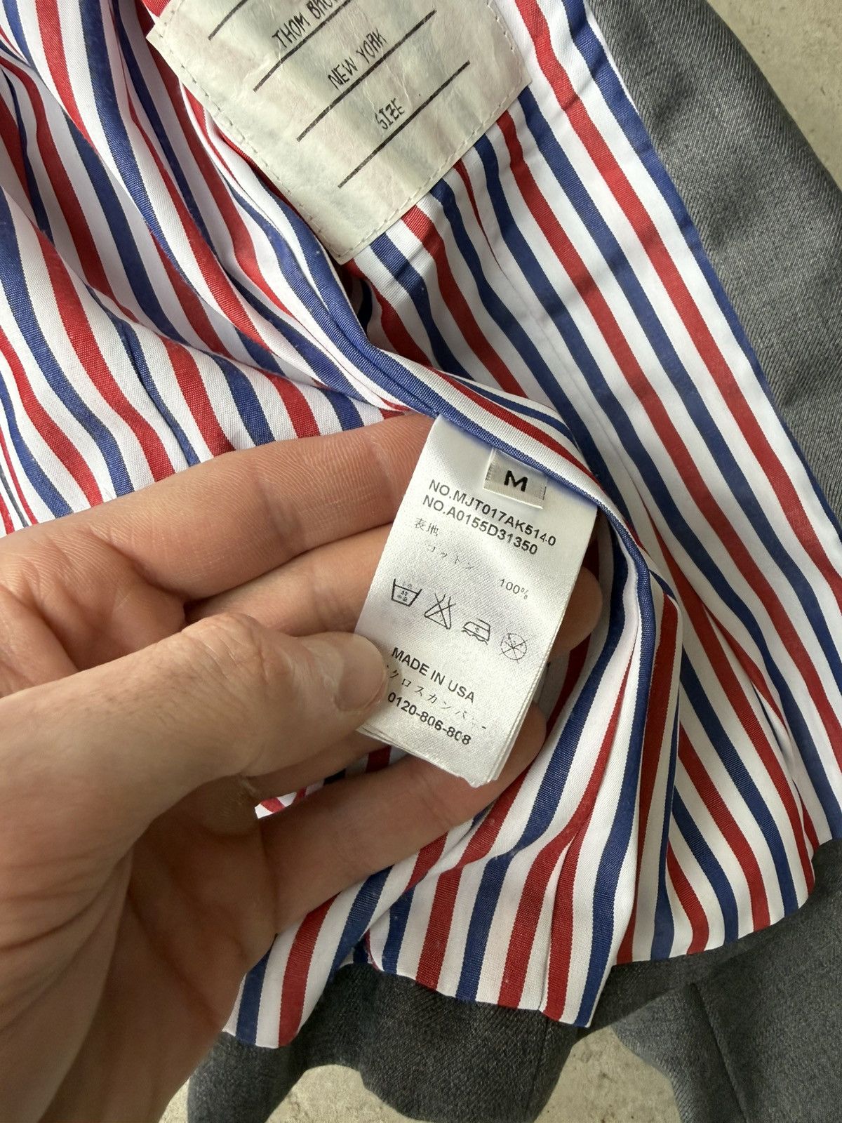 Thom Browne Classic Thom Browne Cotton blazer Size M / US 6-8 / IT 42-44 - 7 Thumbnail