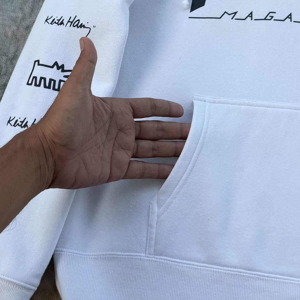 Thrasher Thrasher Magazine x Keith Haring Hoodie White Graphic Size US S / EU 44-46 / 1 - 7 Thumbnail