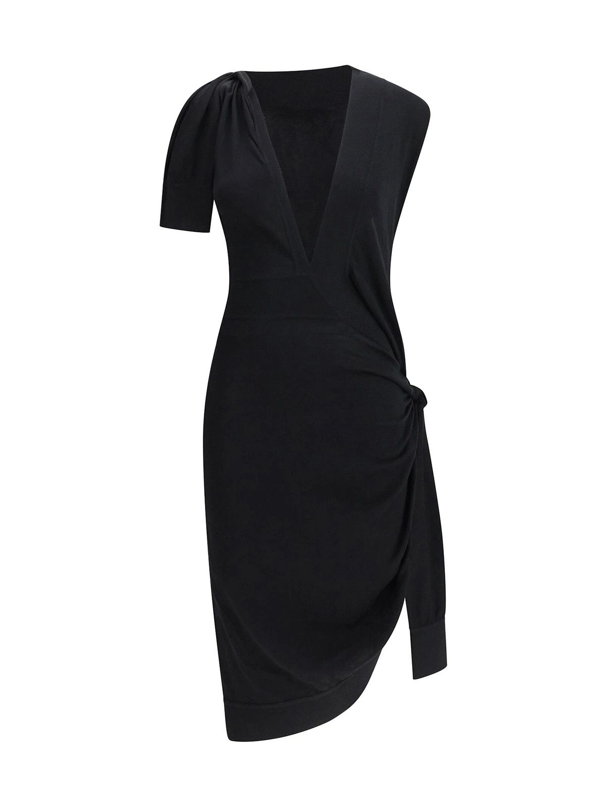 Salvatore Ferragamo o1y0326 Mini Dress in Black Size XS / US 0-2 / IT 36-38 - 1 Thumbnail