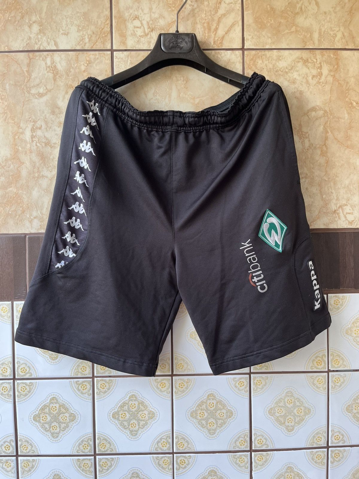 Kappa Wolfsburg Kappa Player Issue vintage shorts Size US 32 / EU 48 - 1 Thumbnail