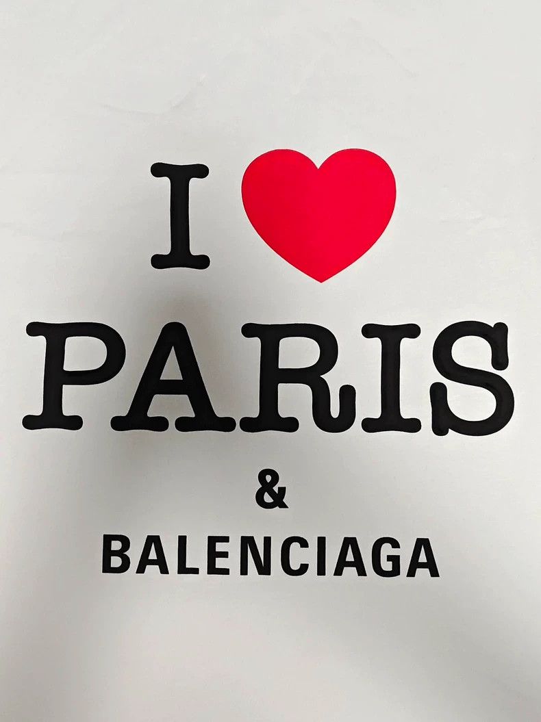 Balenciaga Balenciaga size 1 24 I love pairs monogram short sleeve Tee Size US S / EU 44-46 / 1 - 4 Thumbnail
