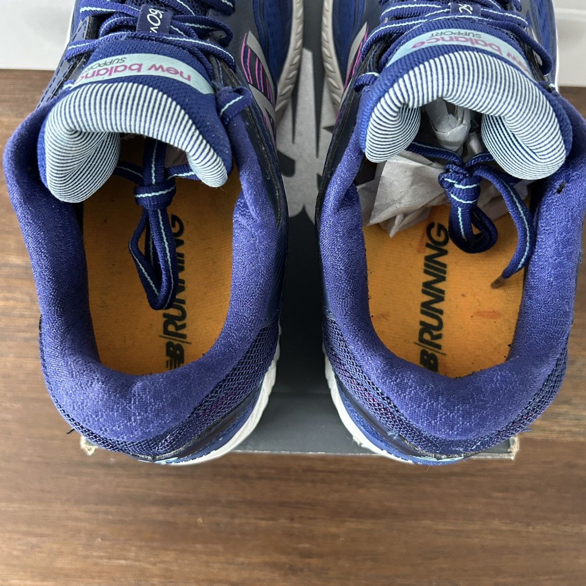 New Balance New Balance 860 Running Shoes Blue/Purple Women 10.5 Size US 10.5 / IT 40.5 - 4 Thumbnail