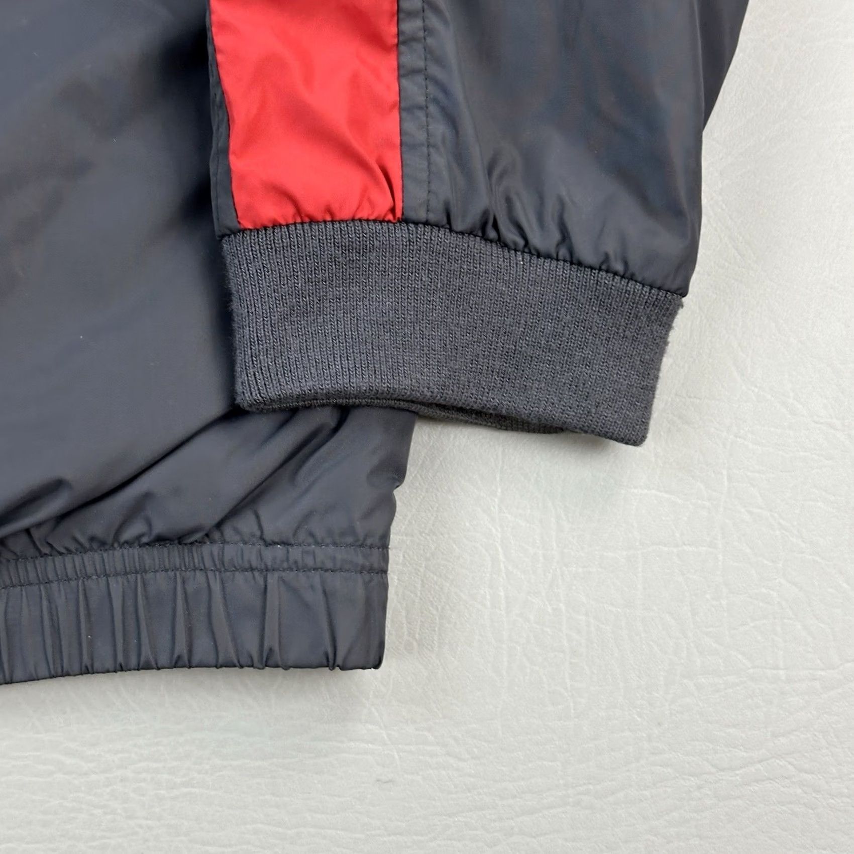 Nike Vintage Nike Jacket Mens Large Red Gray Full Zip Fleece Lined Windbreaker Y2K Size US L / EU 52-54 / 3 - 2 Thumbnail