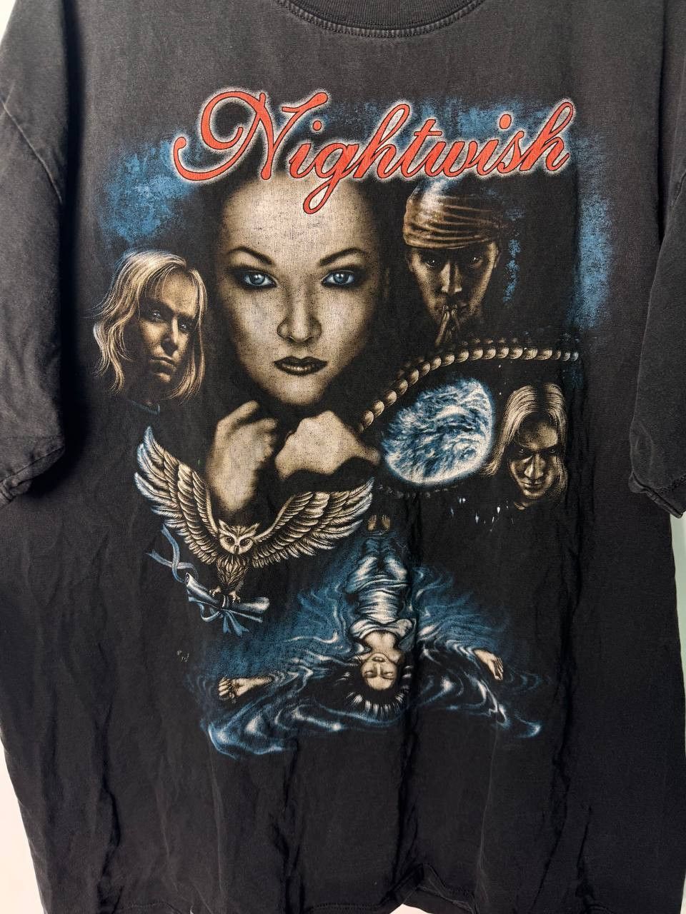 Band Tees Vintage streetwear 90's Nightwish Band Tour T-Shirt Size US XL / EU 56 / 4 - 2 Thumbnail