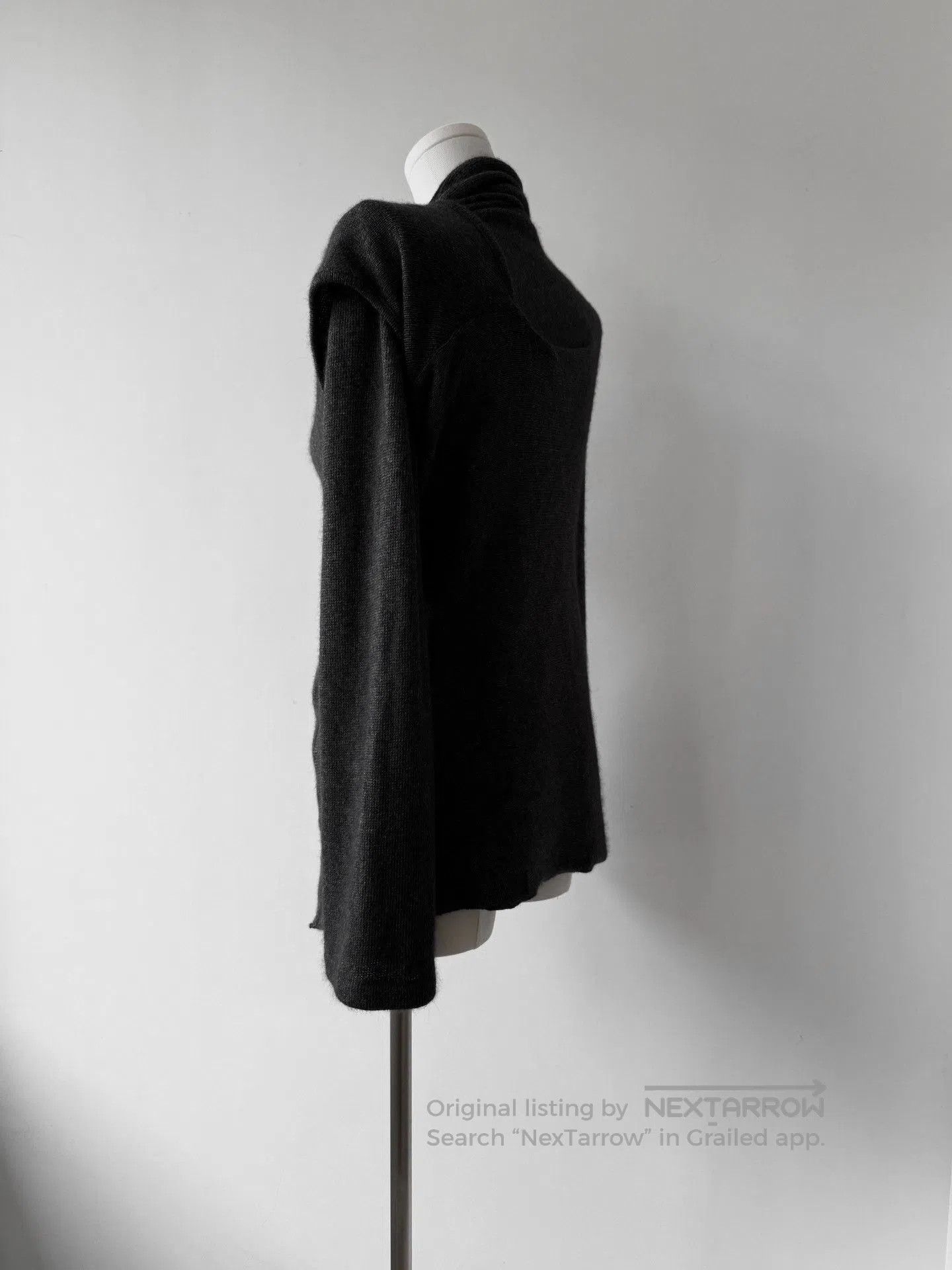 Yohji Yamamoto Yohji Yamamoto Y's Wool Asymmetric Cardigan. Size M / US 6-8 / IT 42-44 - 8 Thumbnail