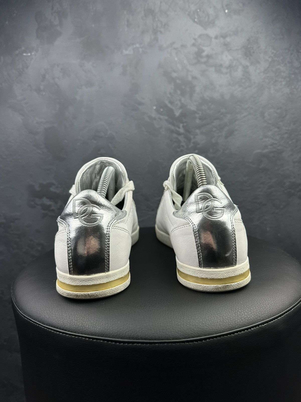 Dolce & Gabbana Dolce & Gabbana Men Leather Low-Top Sneakers Size US 7.5 / EU 40-41 - 7 Thumbnail