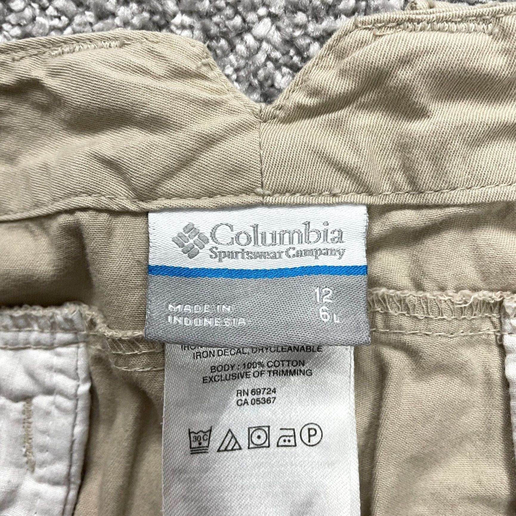 Vintage Columbia Shorts Women 12 Brown Cotton Mid Rise Outdoor Hiking Casual 34x5.5 Women Size 34" / US 12 / IT 48 - 4 Thumbnail