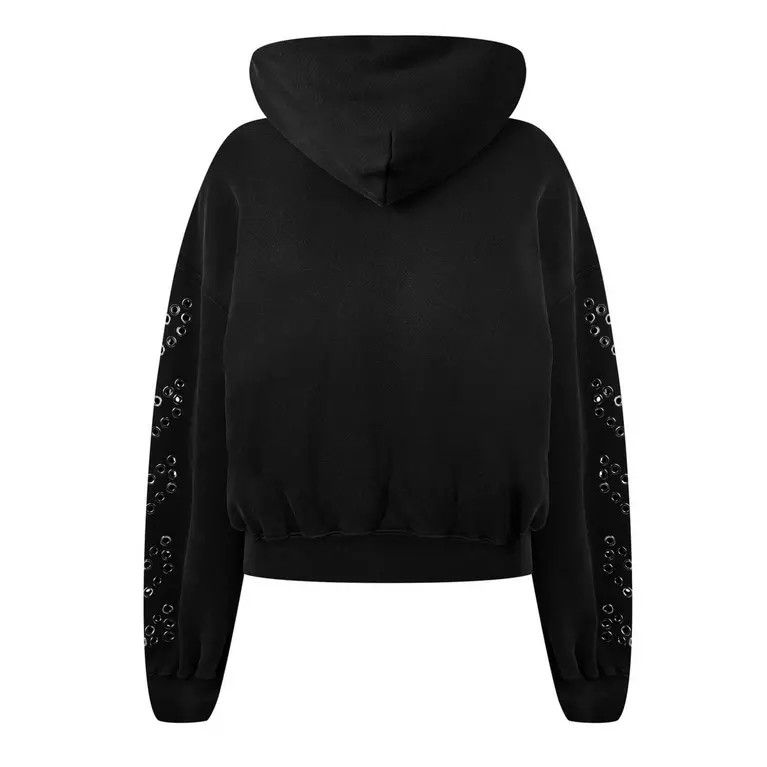 Off-White o1y1225 Hoodie in Black Size S / US 4 / IT 40 - 2 Thumbnail