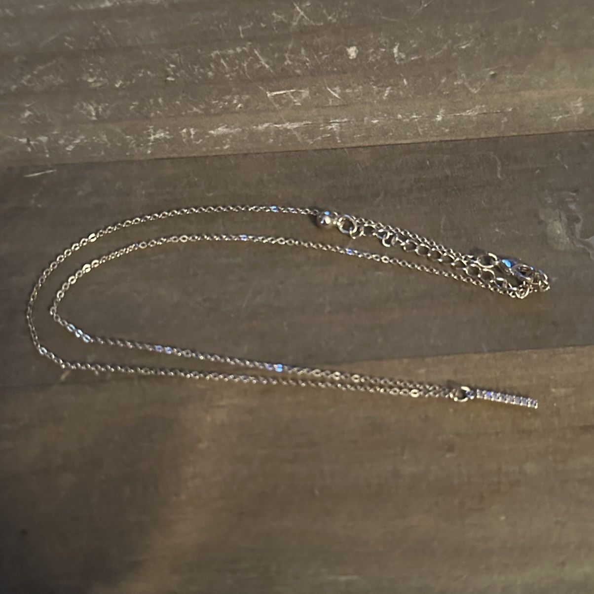 Other Gold tone paved bar pendant necklace Size ONE SIZE - 3 Thumbnail
