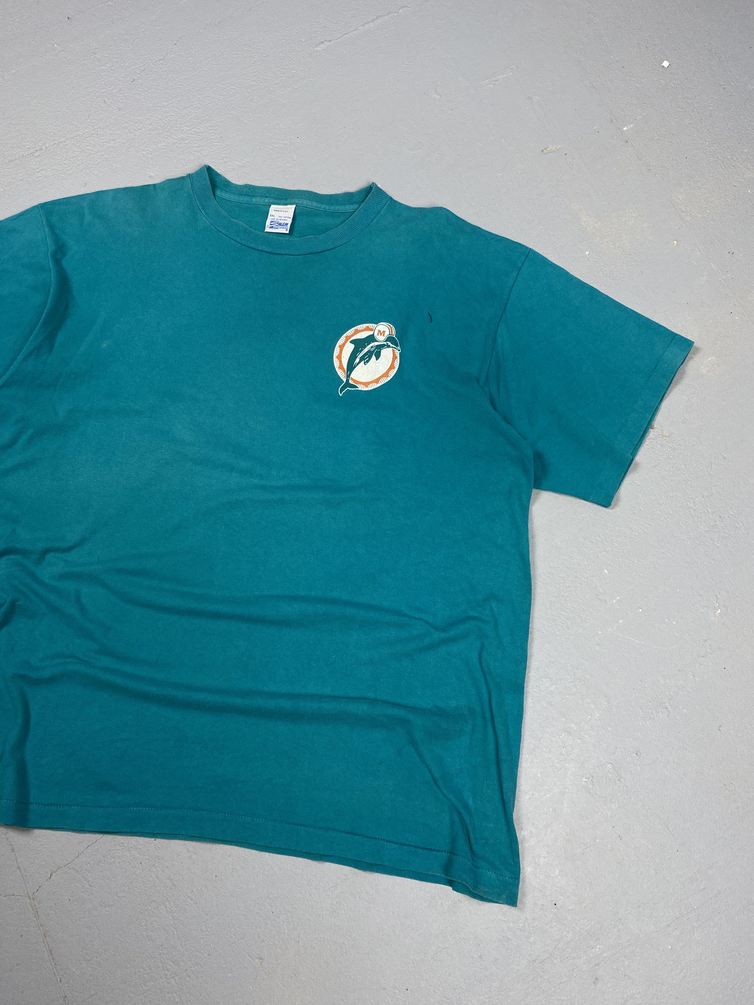 NFL Vintage 1995 Miami Dolphins tee Salem Size US XXL / EU 58 / 5 - 6 Thumbnail